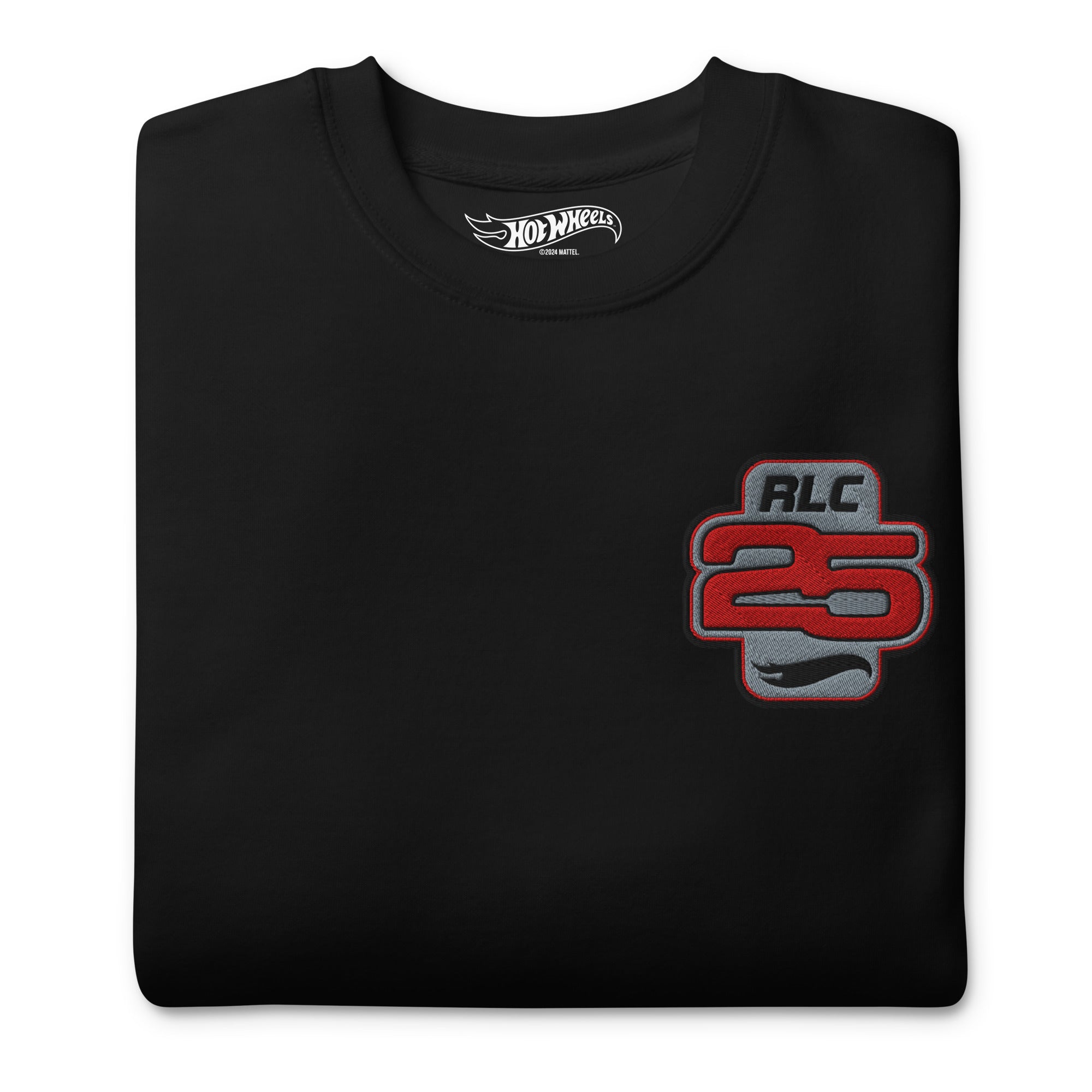 Hot Wheels 2025 RLC Membership Embroidered Black Sweatshirt - Image 4