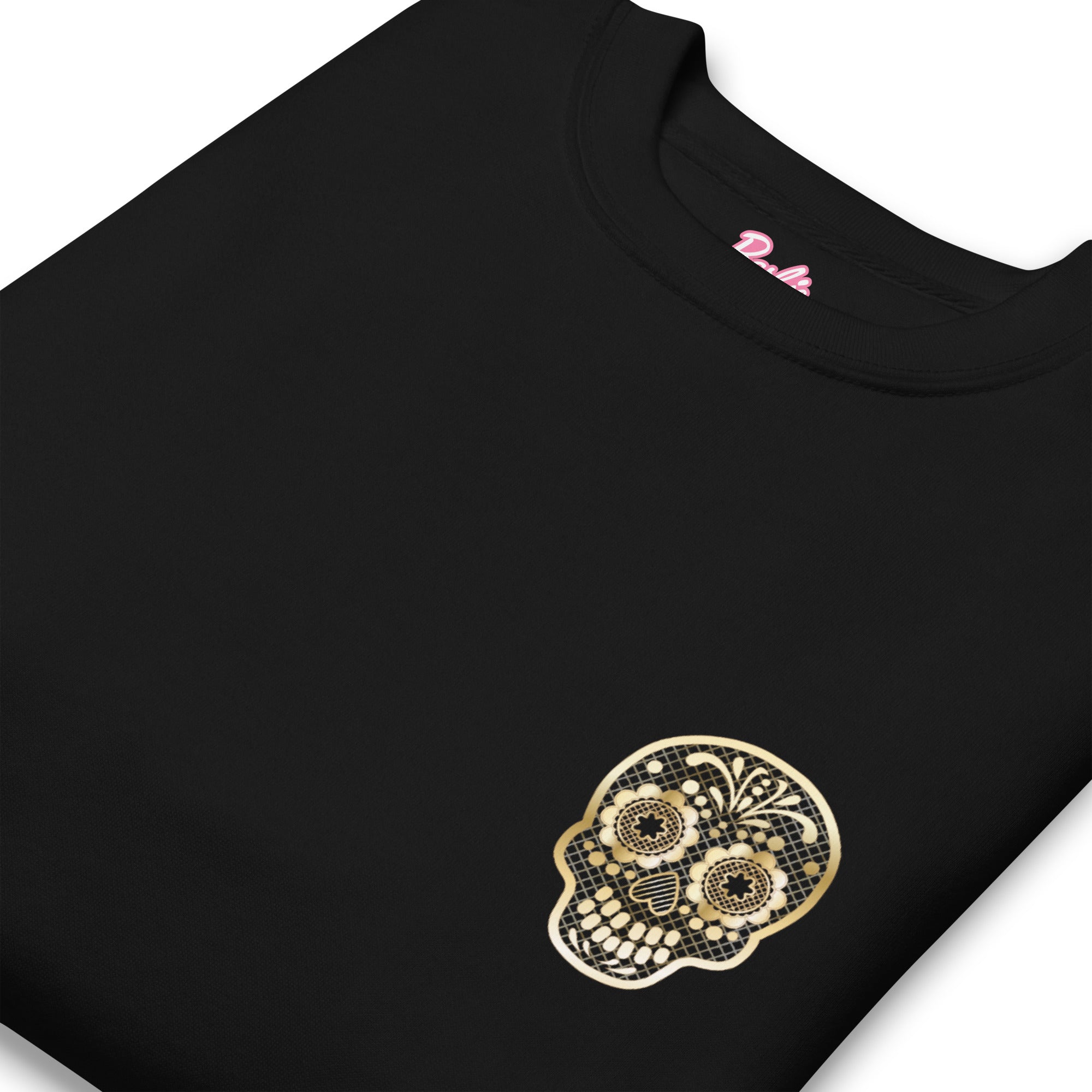 Barbie Día de Muertos Floral Black Sweatshirt - Image 6