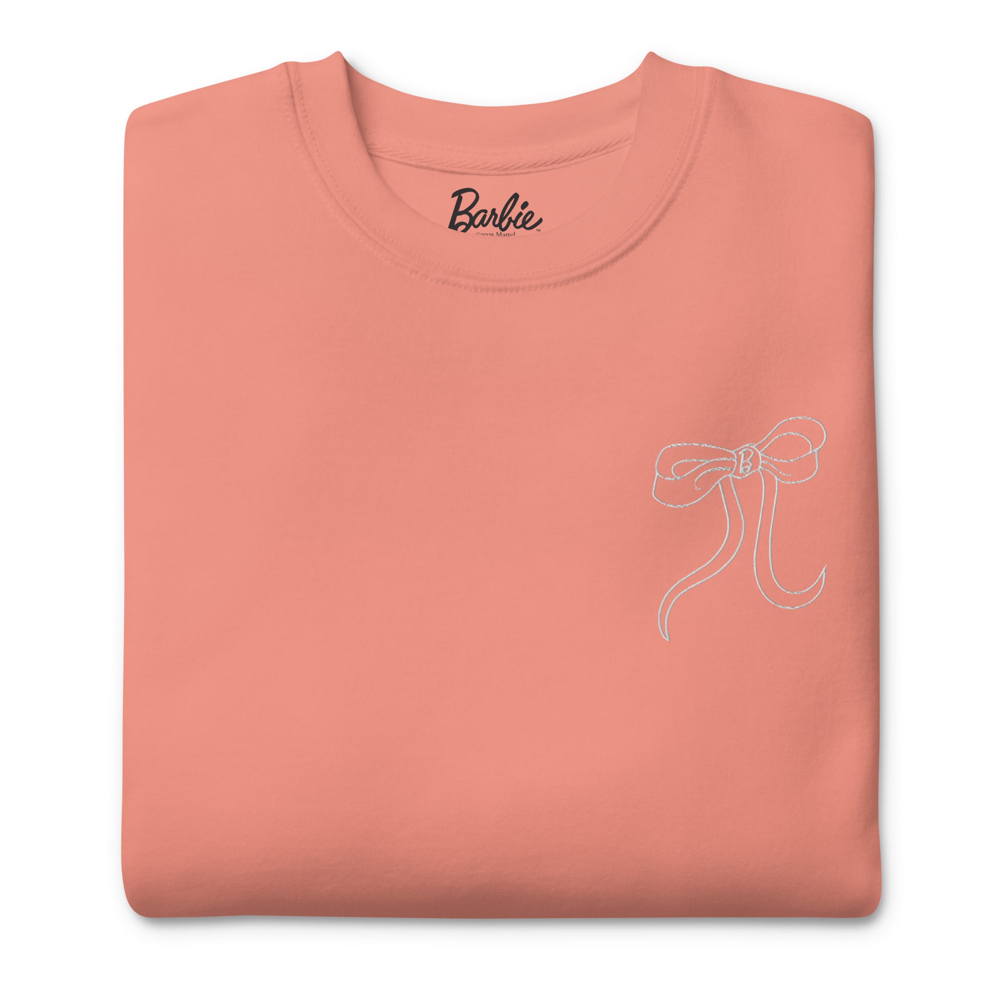 Barbie Peaches 'n Cream Embroidered Peach Sweatshirt - Image 6