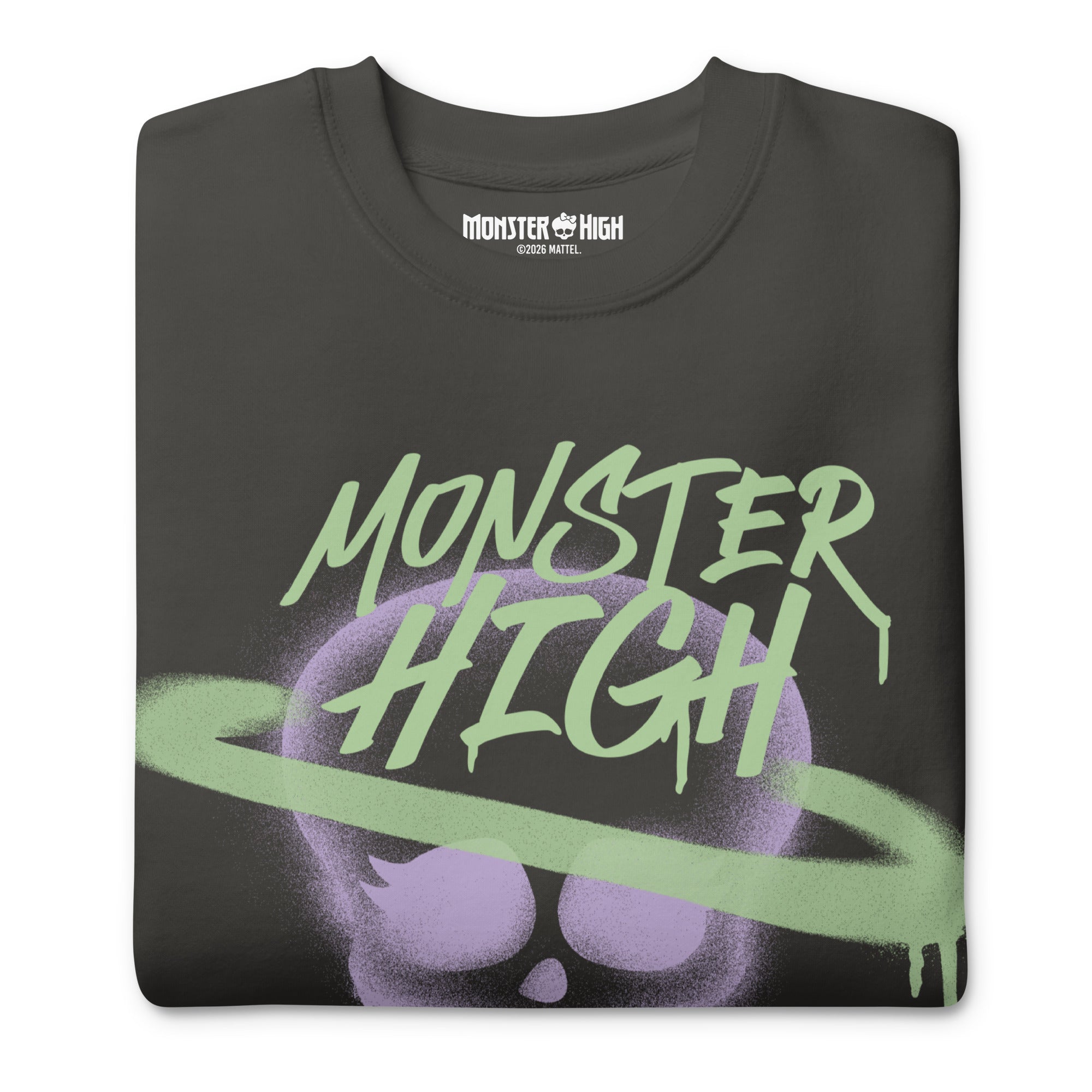 Monster High Lunar Skullette Gray Sweatshirt - Image 6