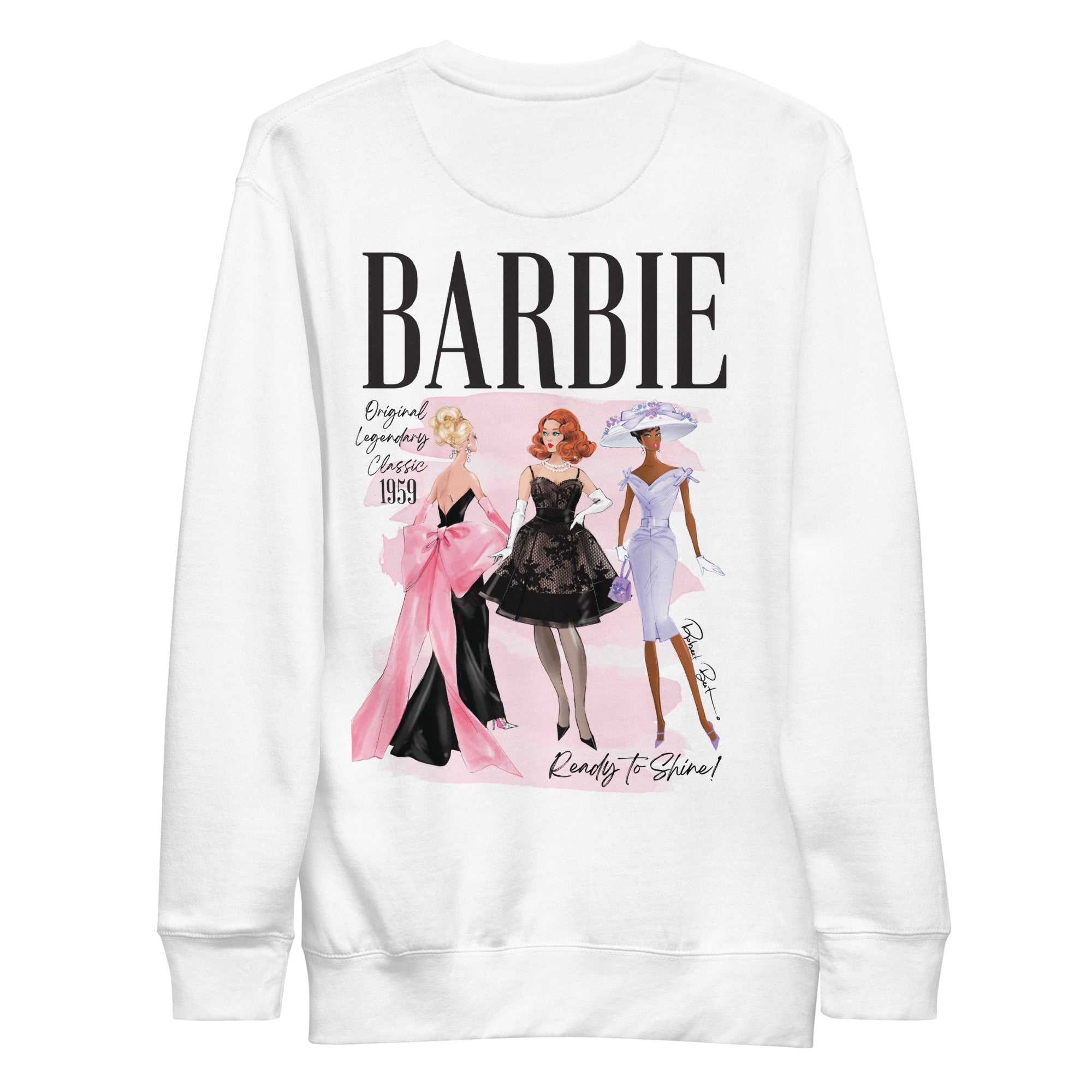 Barbie Artist Series Robert Best White Embroidered Sweatshirt - Image 8