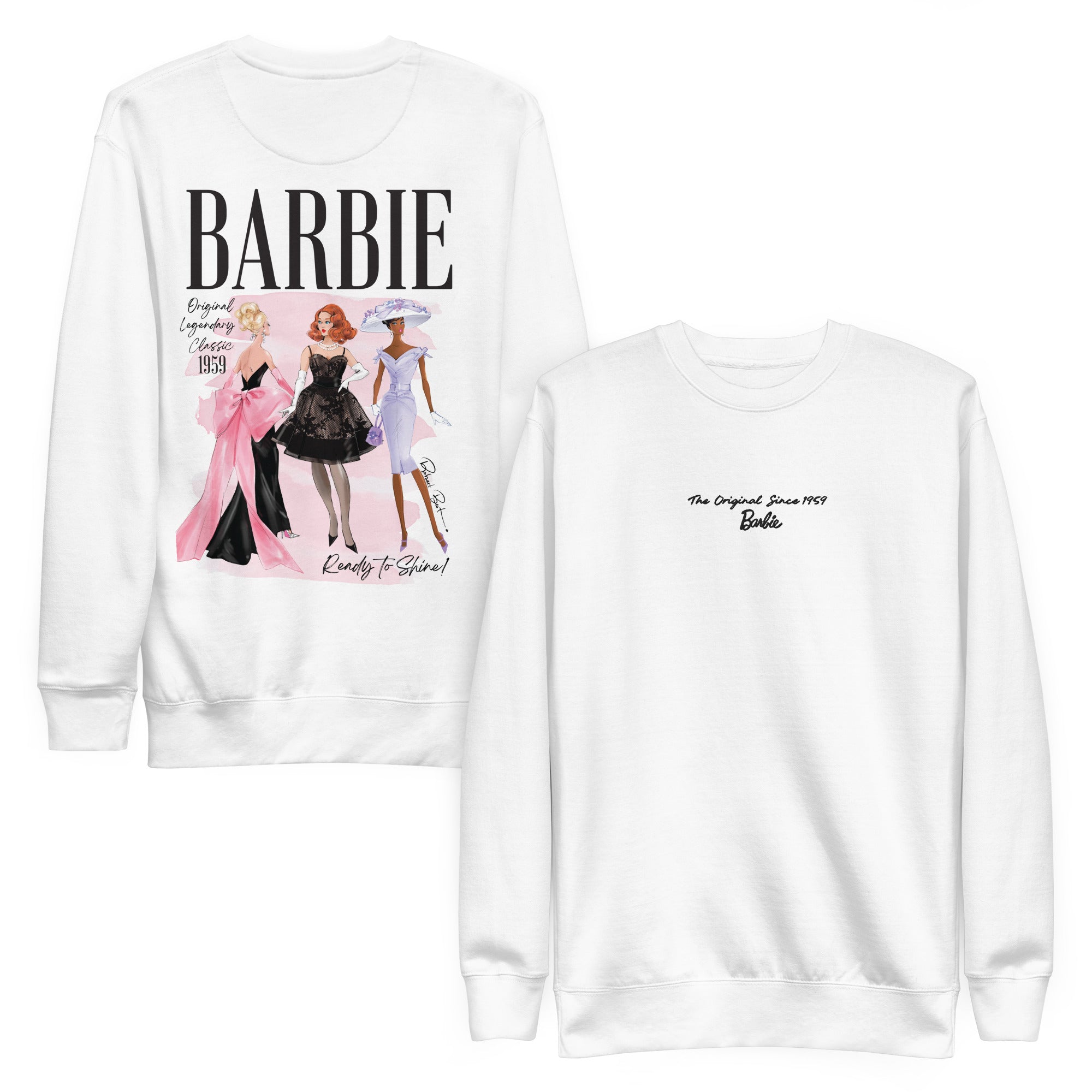 Barbie Artist Series Robert Best White Embroidered Sweatshirt - Image 2