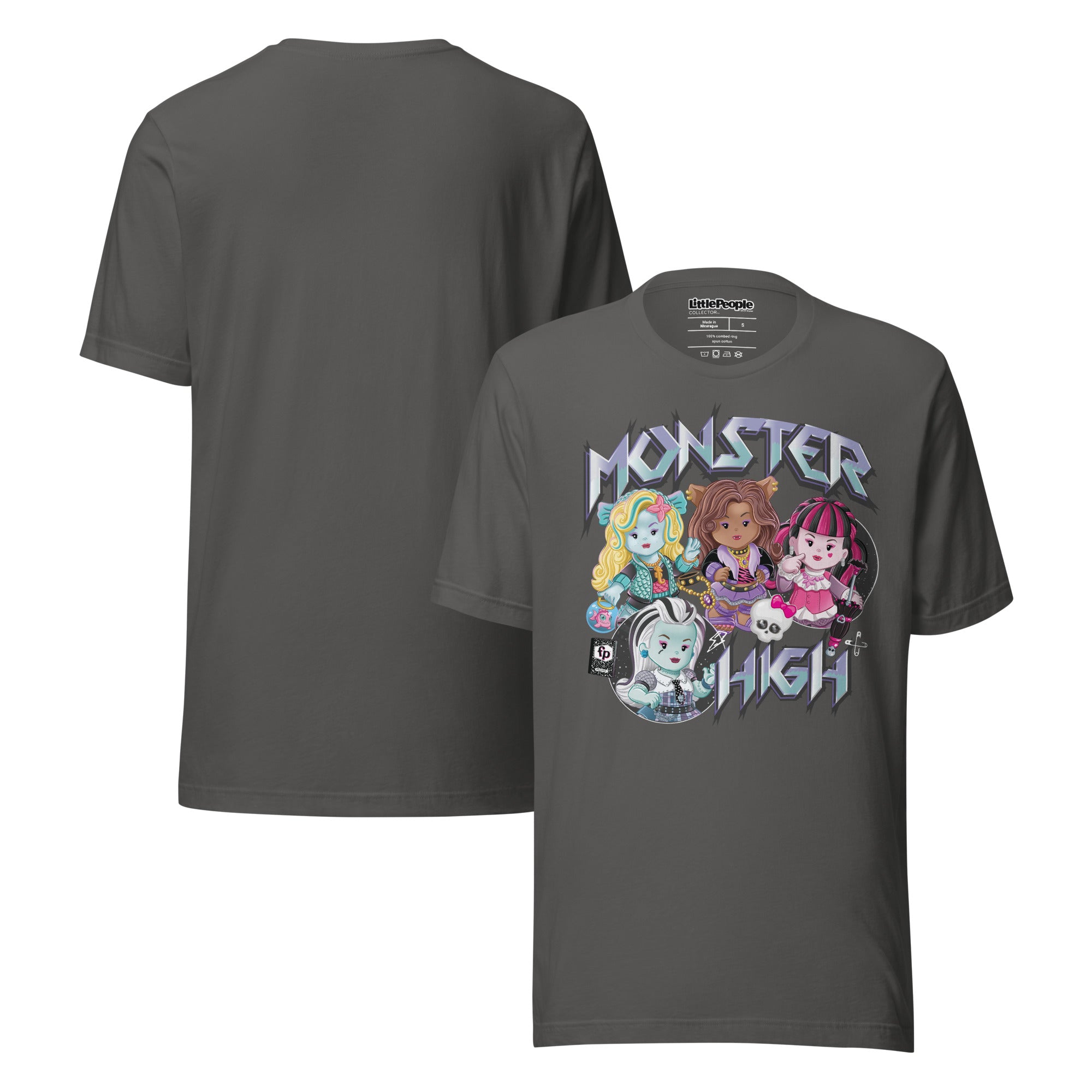 Little People Collector Monster High Grey T-Shirt - Image 2