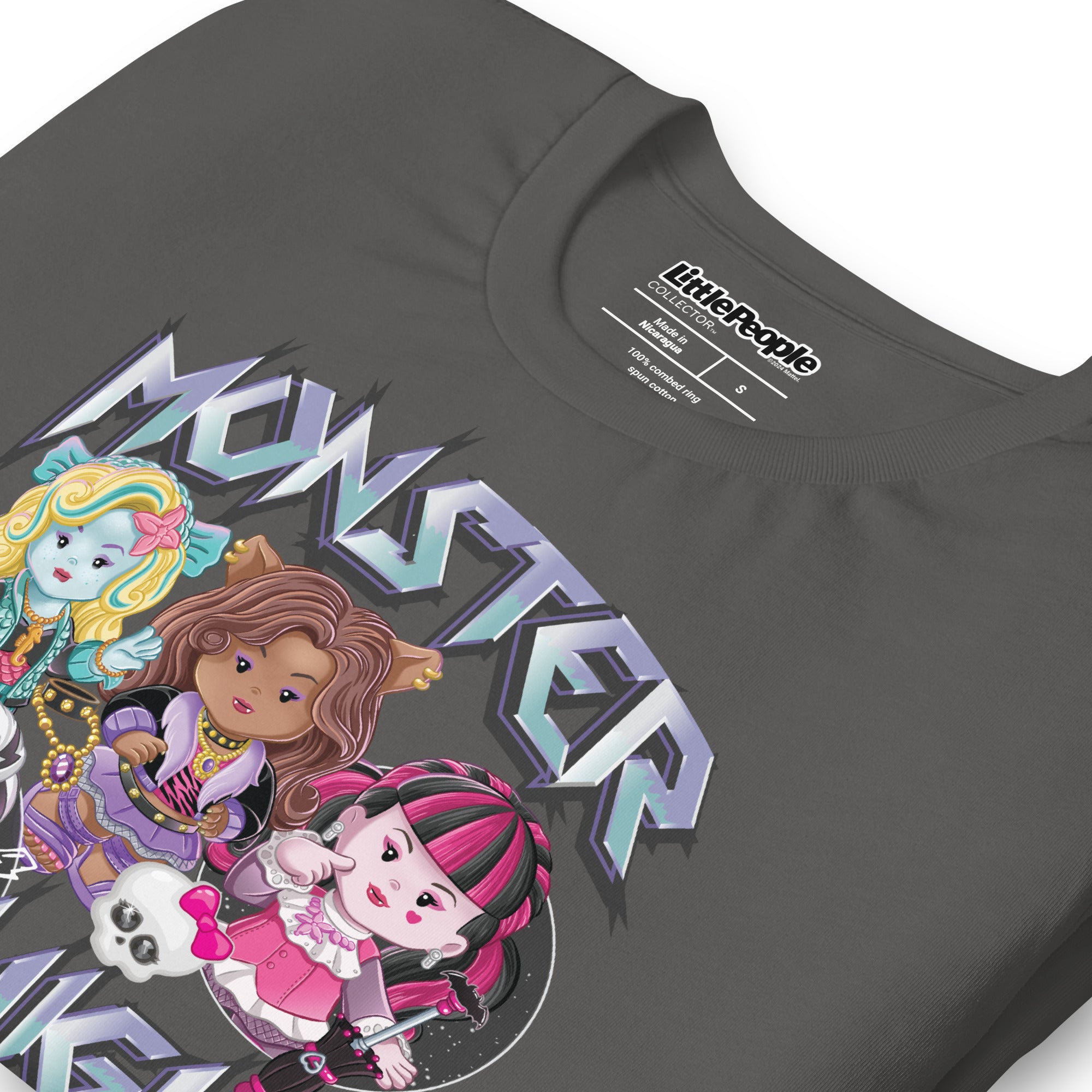 Little People Collector Monster High Grey T-Shirt - Image 4