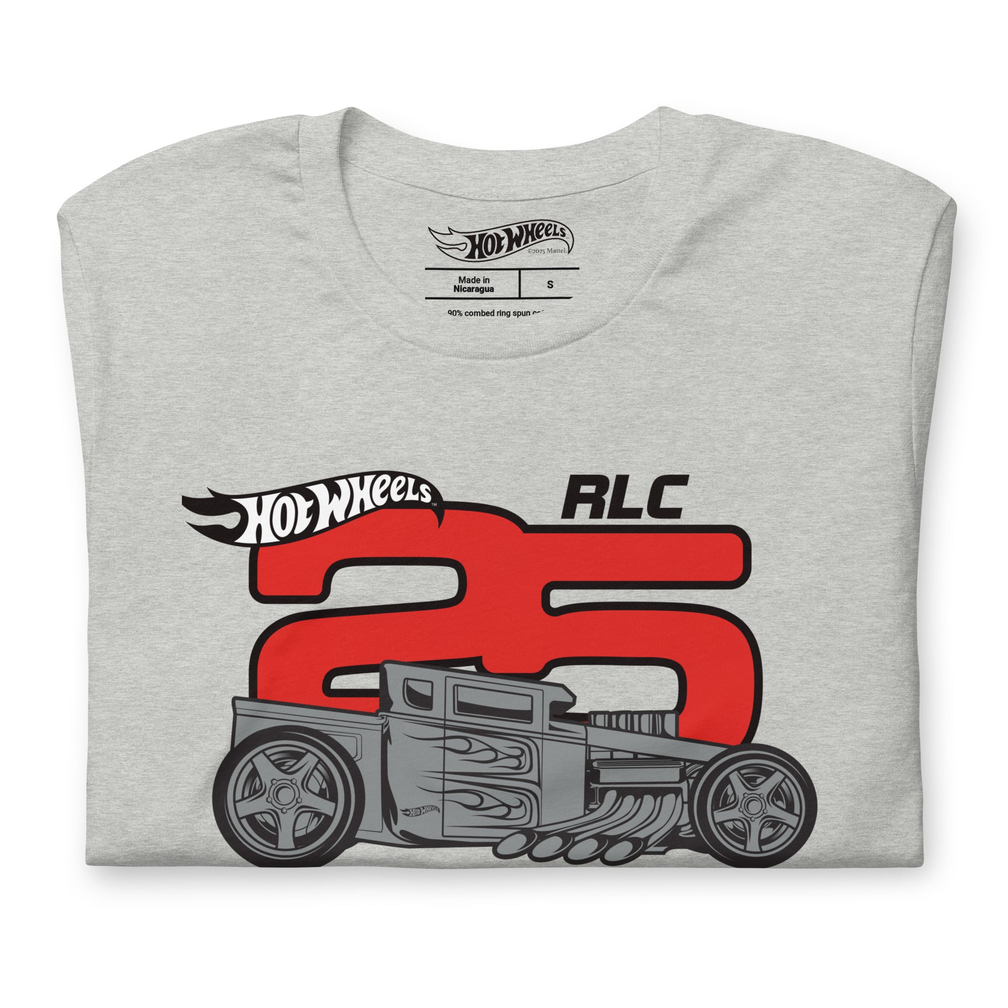 Hot Wheels 2025 RLC Membership Grey T-Shirt - Image 6