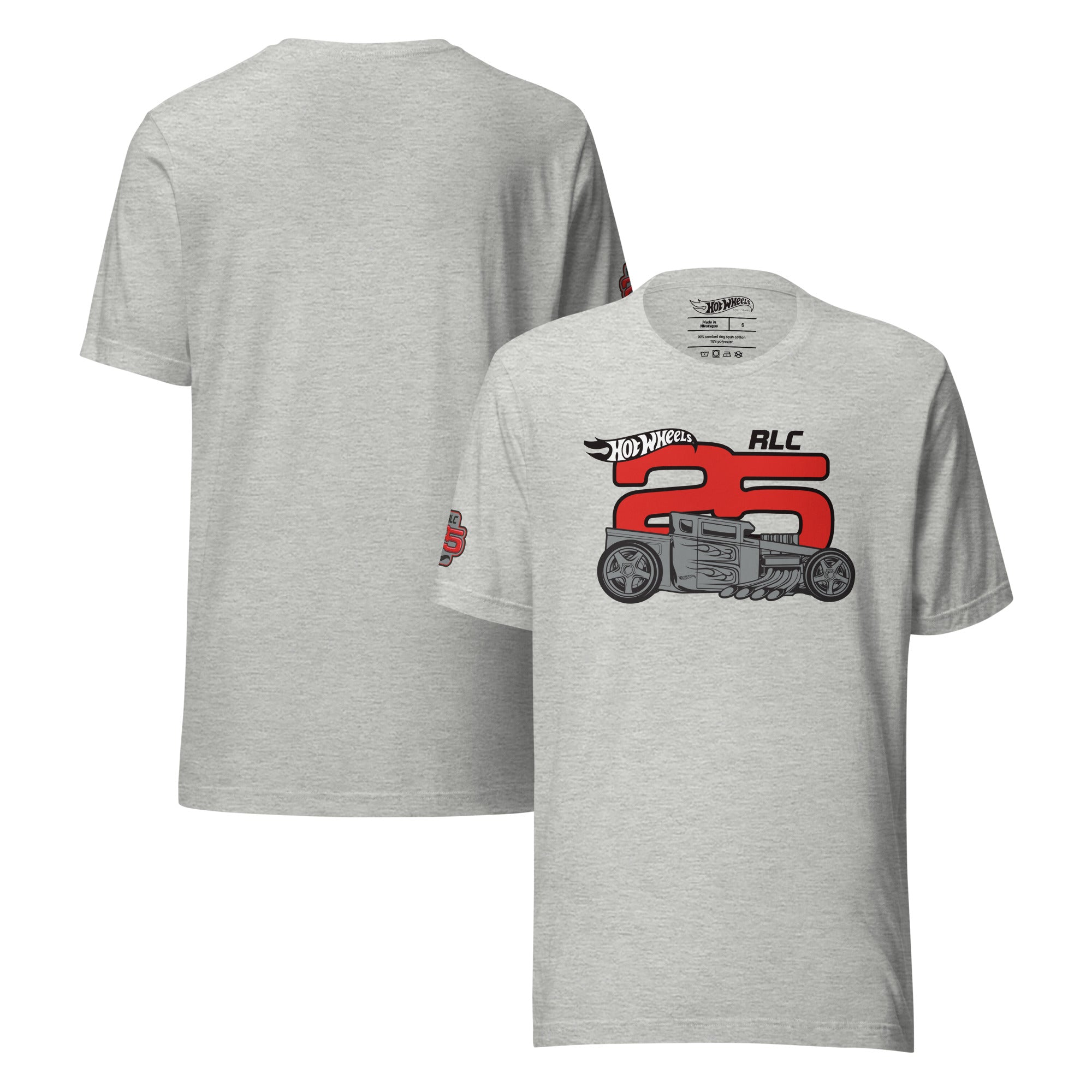 Hot Wheels 2025 RLC Membership Grey T-Shirt - Image 3