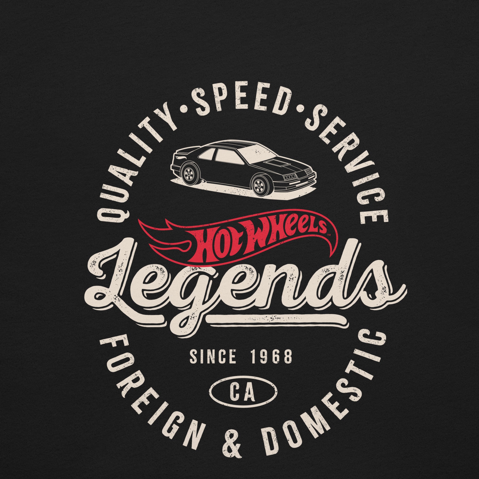 Hot Wheels Customizable Legends Mechanic Black T-Shirt - Image 7