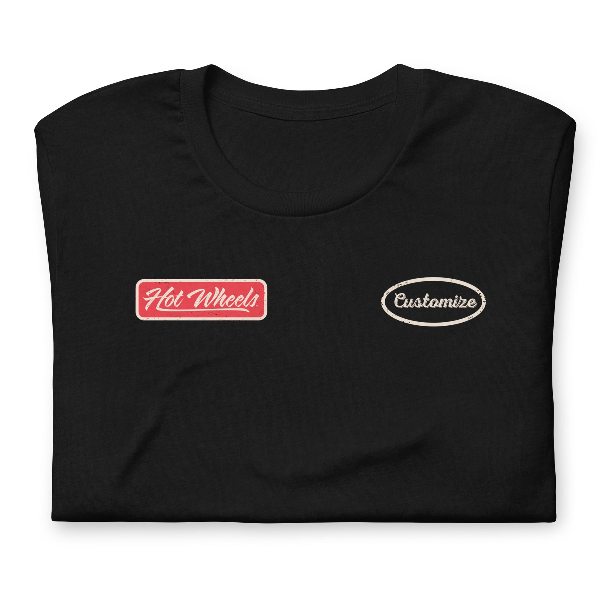 Hot Wheels Customizable Legends Mechanic Black T-Shirt - Image 2