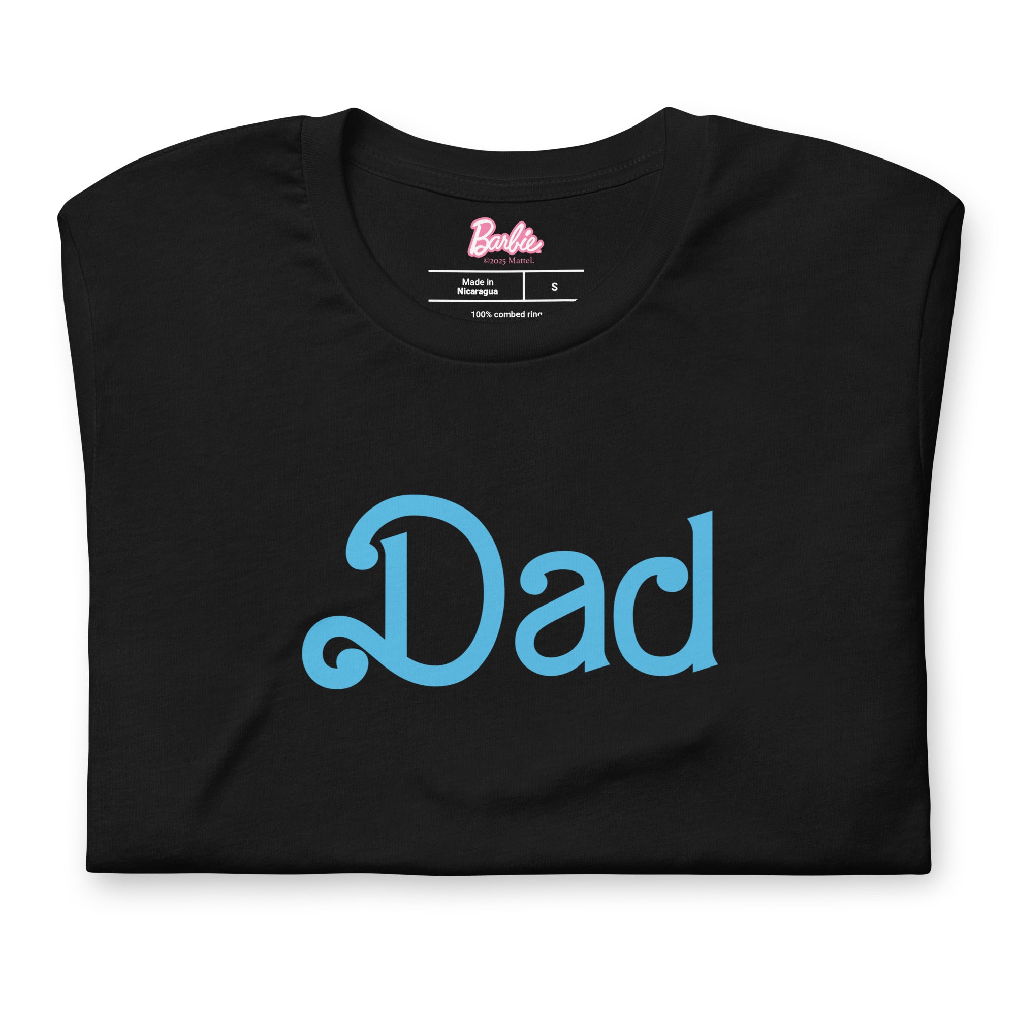 Barbie Dad Ken Black T-Shirt - Image 6