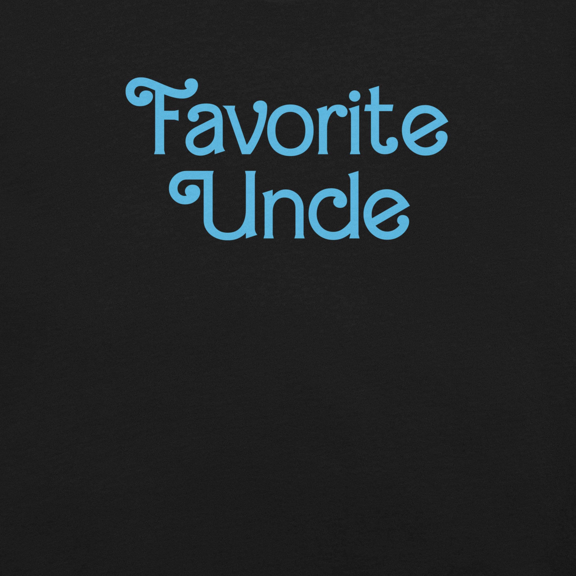 Barbie Favorite Uncle Ken Black T-Shirt - Image 3