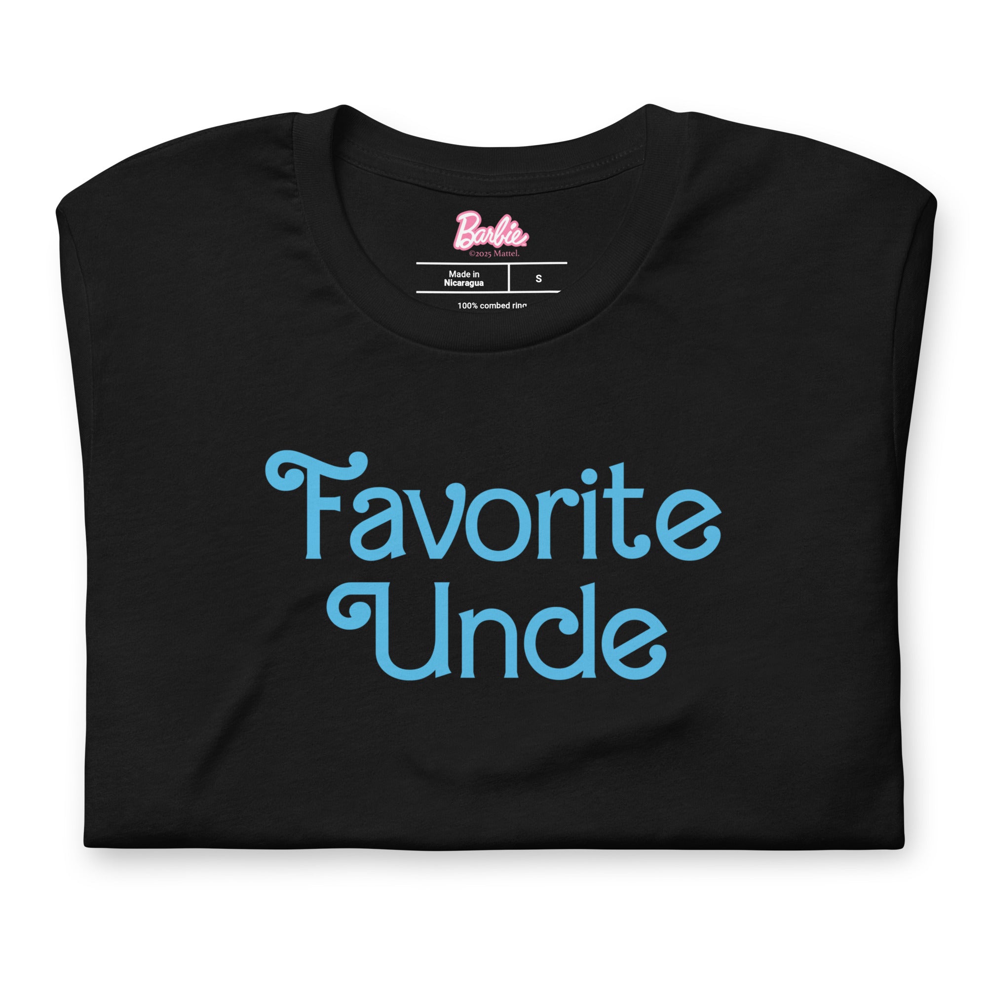 Barbie Favorite Uncle Ken Black T-Shirt - Image 5