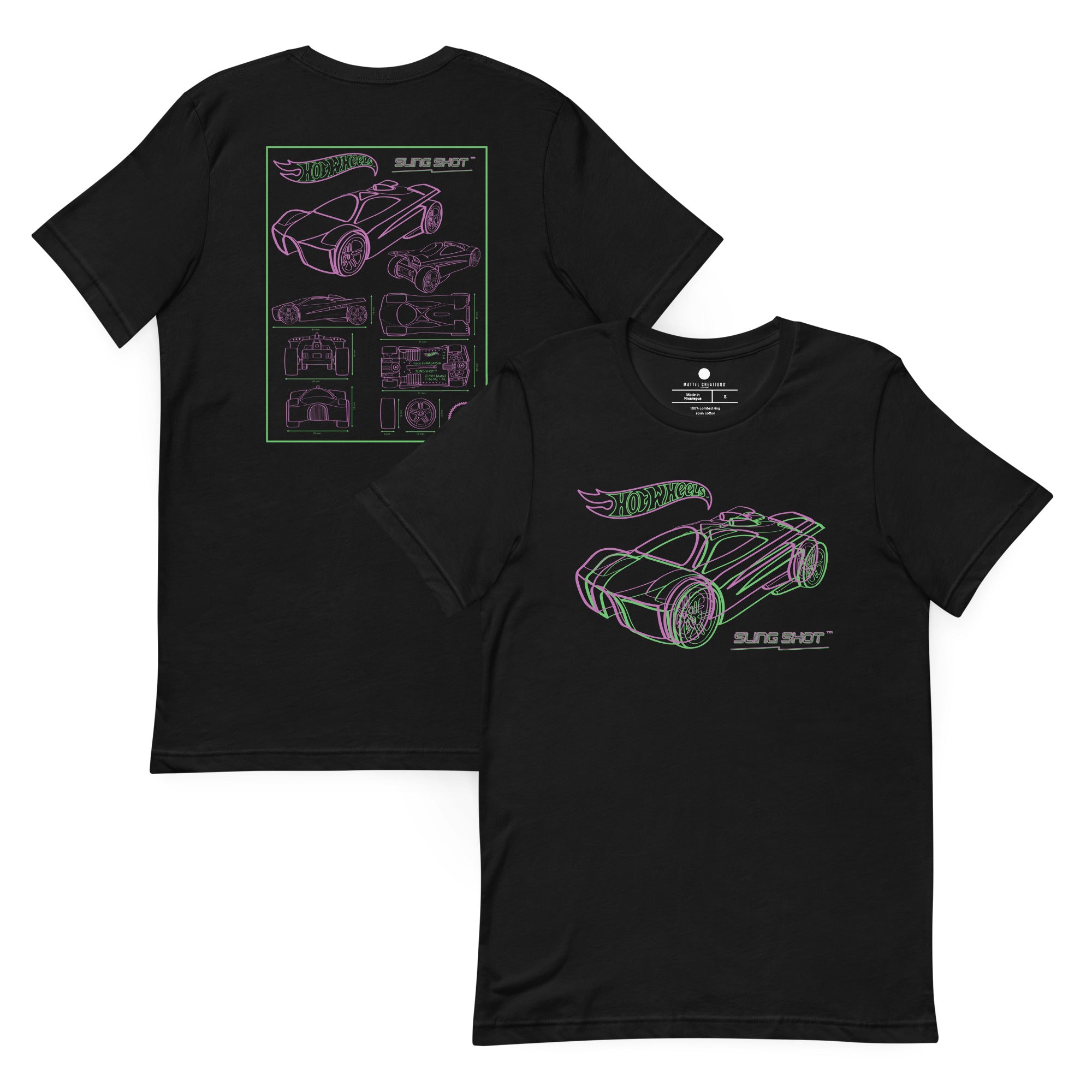Hot Wheels MC Revealed Fan-Designed Black T-Shirt - Image 2