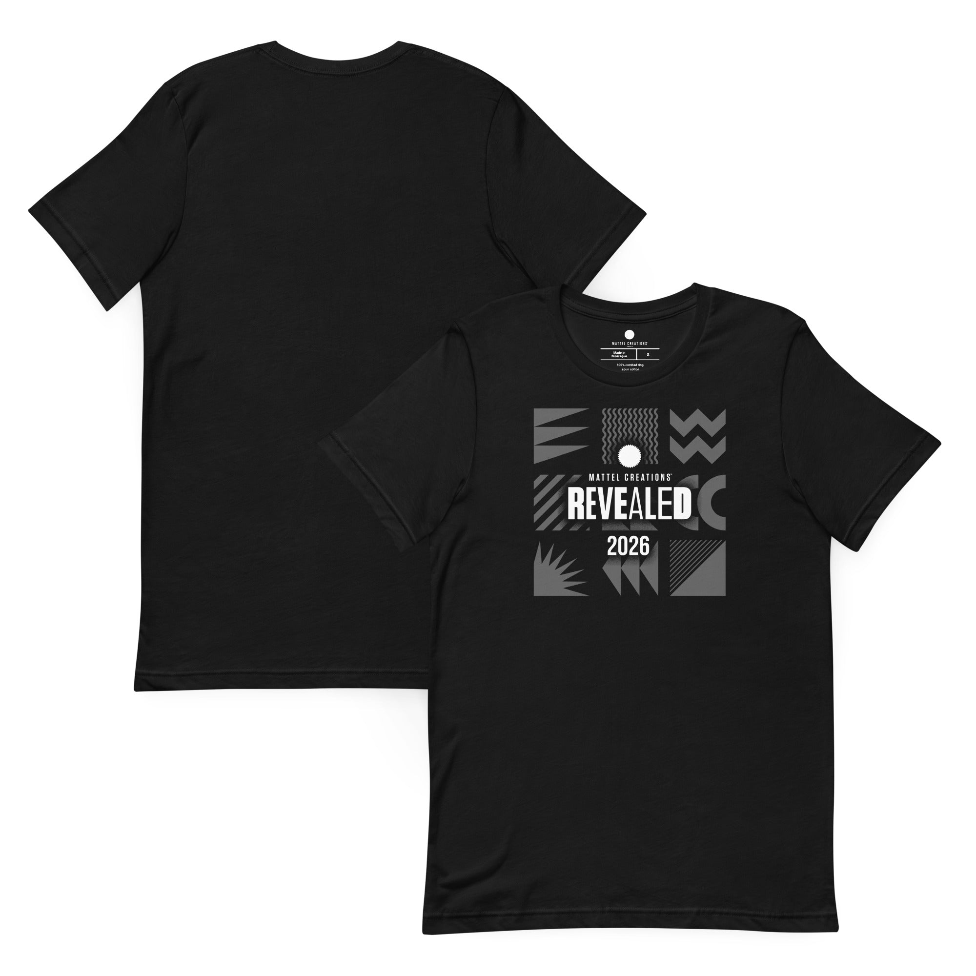 Mattel Creations Revealed 2026 Black T-shirt - Image 2
