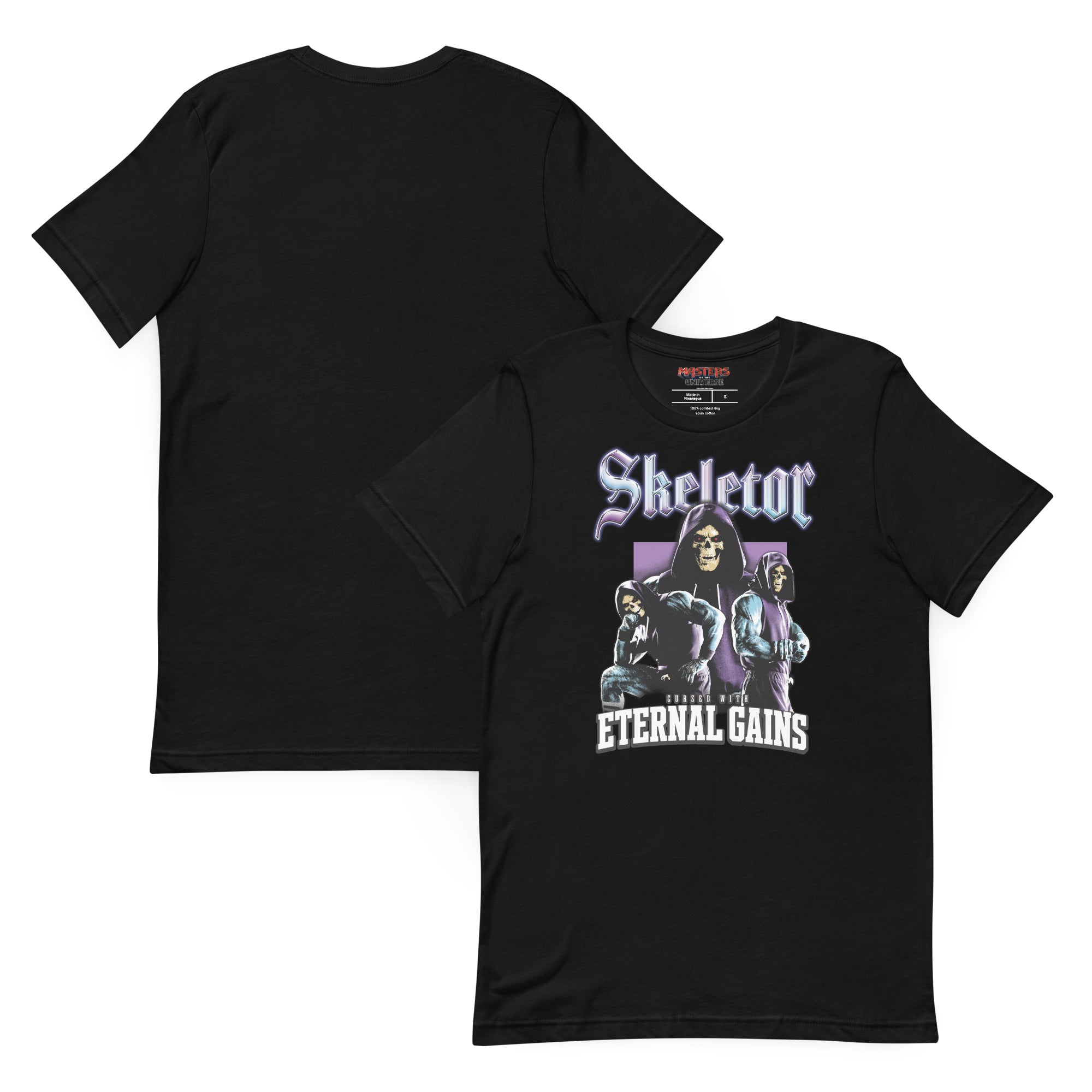 Masters of the Universe Movie Skeletor Eternal Gains Black T-shirt - Image 2