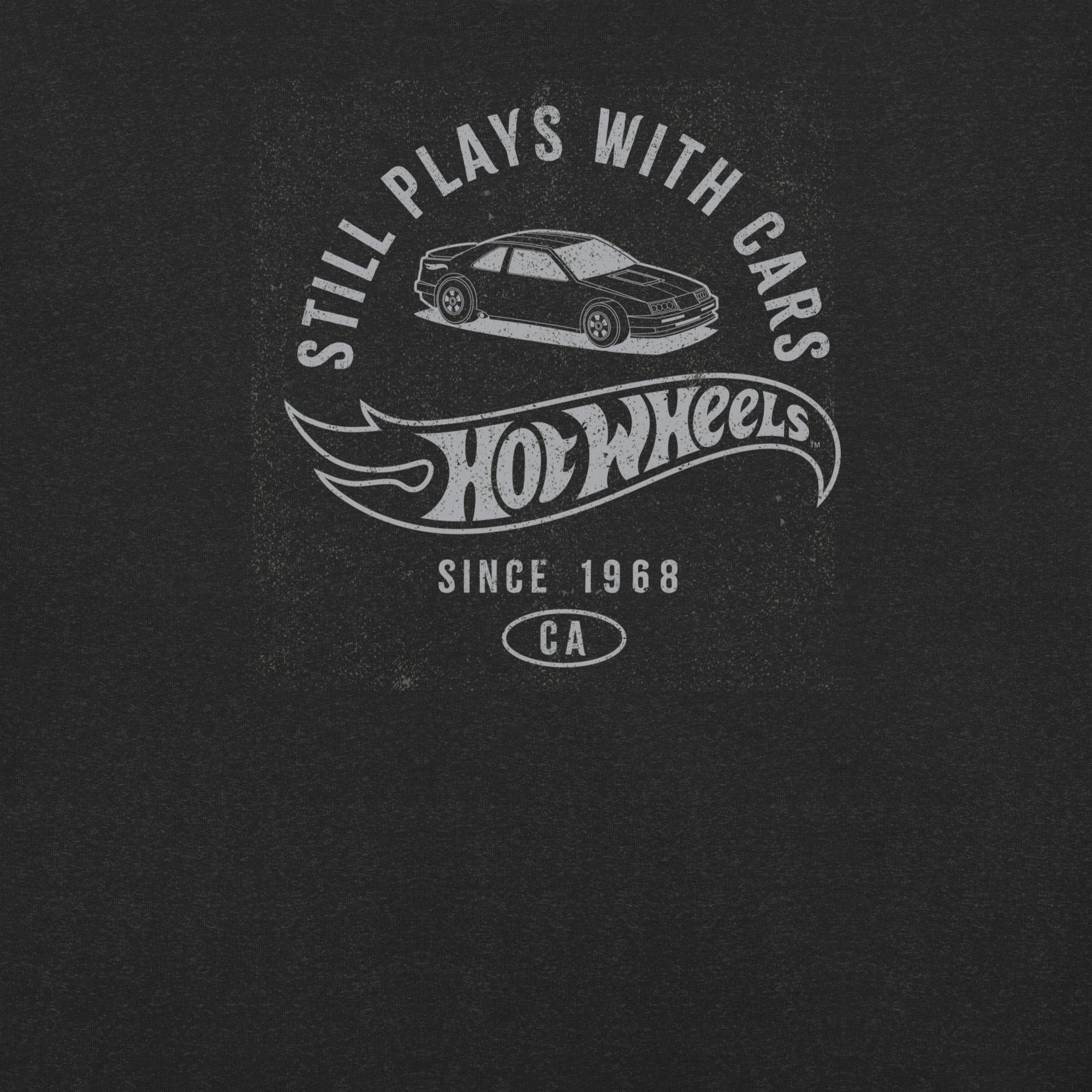 Hot Wheels Still Plays with Hot Wheels Cars Black T-Shirt - Image 3
