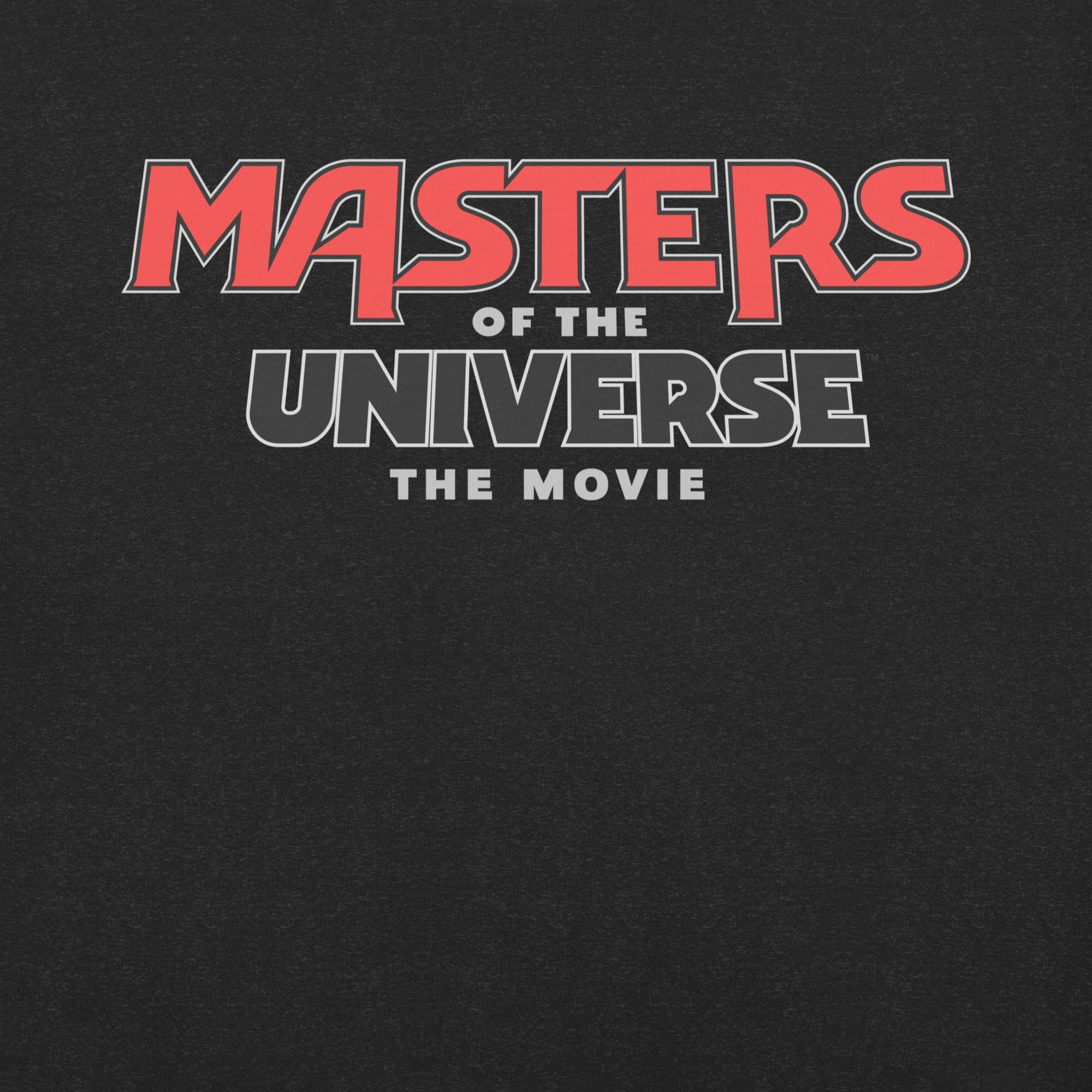 Masters of the Universe The Movie Logo Black T-Shirt - Image 2