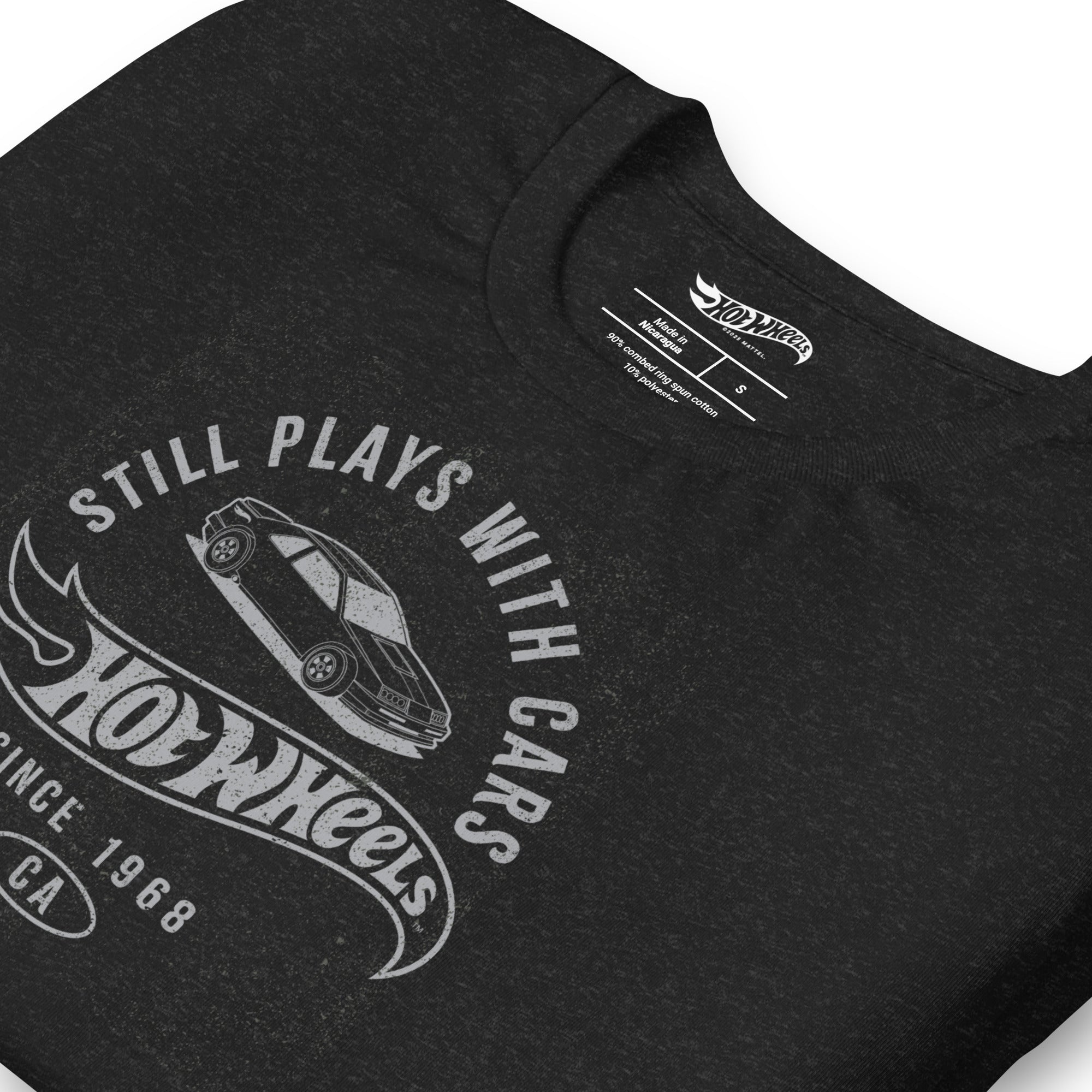 Hot Wheels Still Plays with Hot Wheels Cars Black T-Shirt - Image 5
