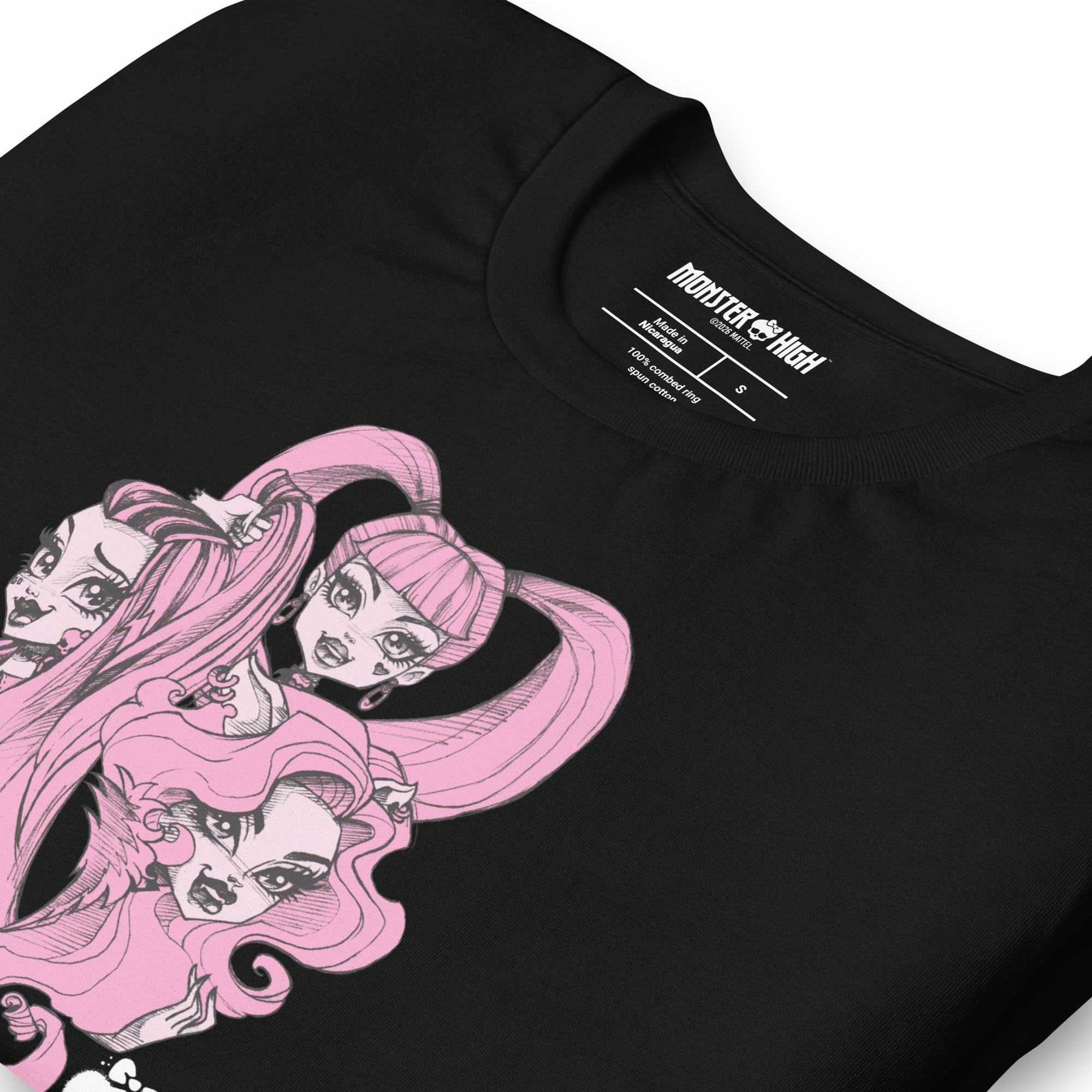 Monster High Raising Little Monsters Black T-shirt - Image 5