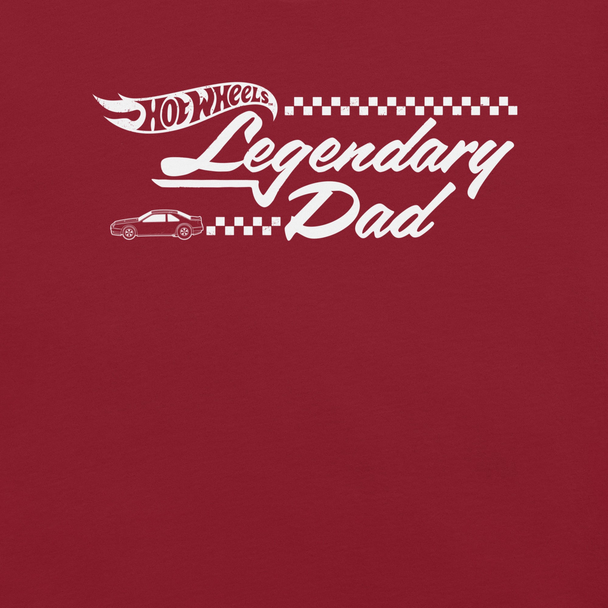 Hot Wheels Legendary Dad Red T-Shirt - Image 2