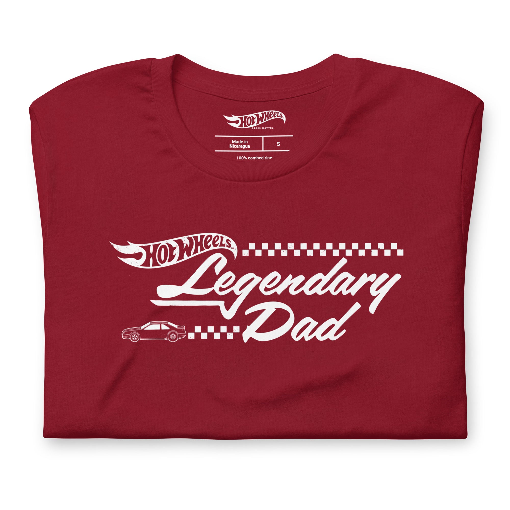 Hot Wheels Legendary Dad Red T-Shirt - Image 5