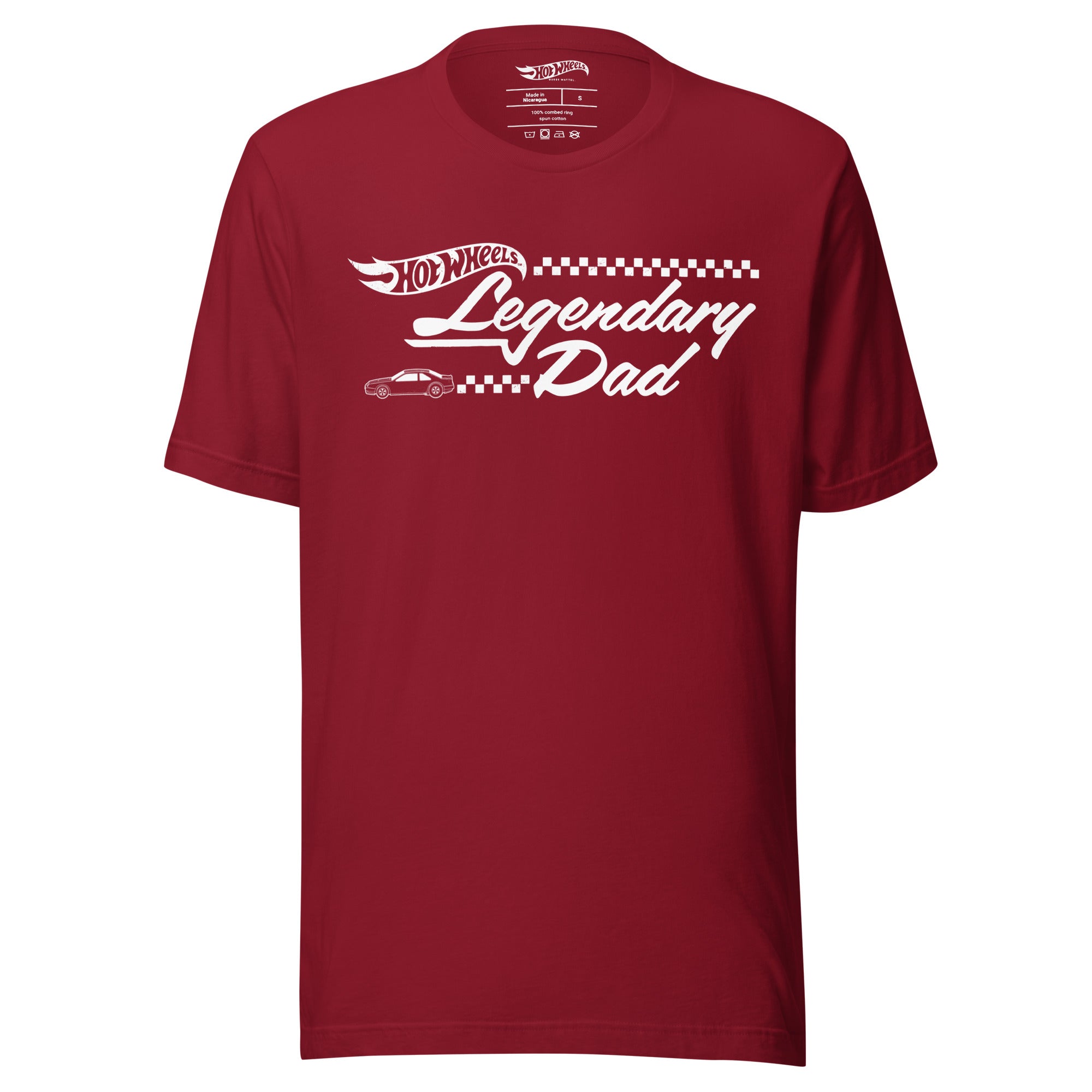 Hot Wheels Legendary Dad Red T-Shirt - Image 6