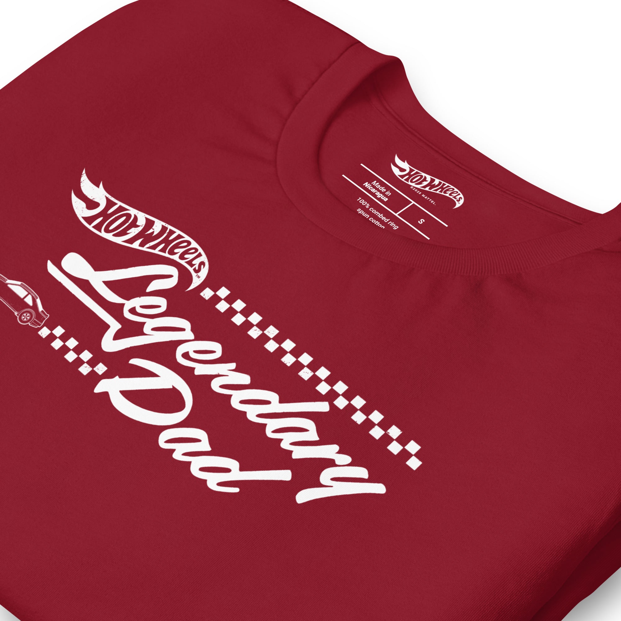 Hot Wheels Legendary Dad Red T-Shirt - Image 4