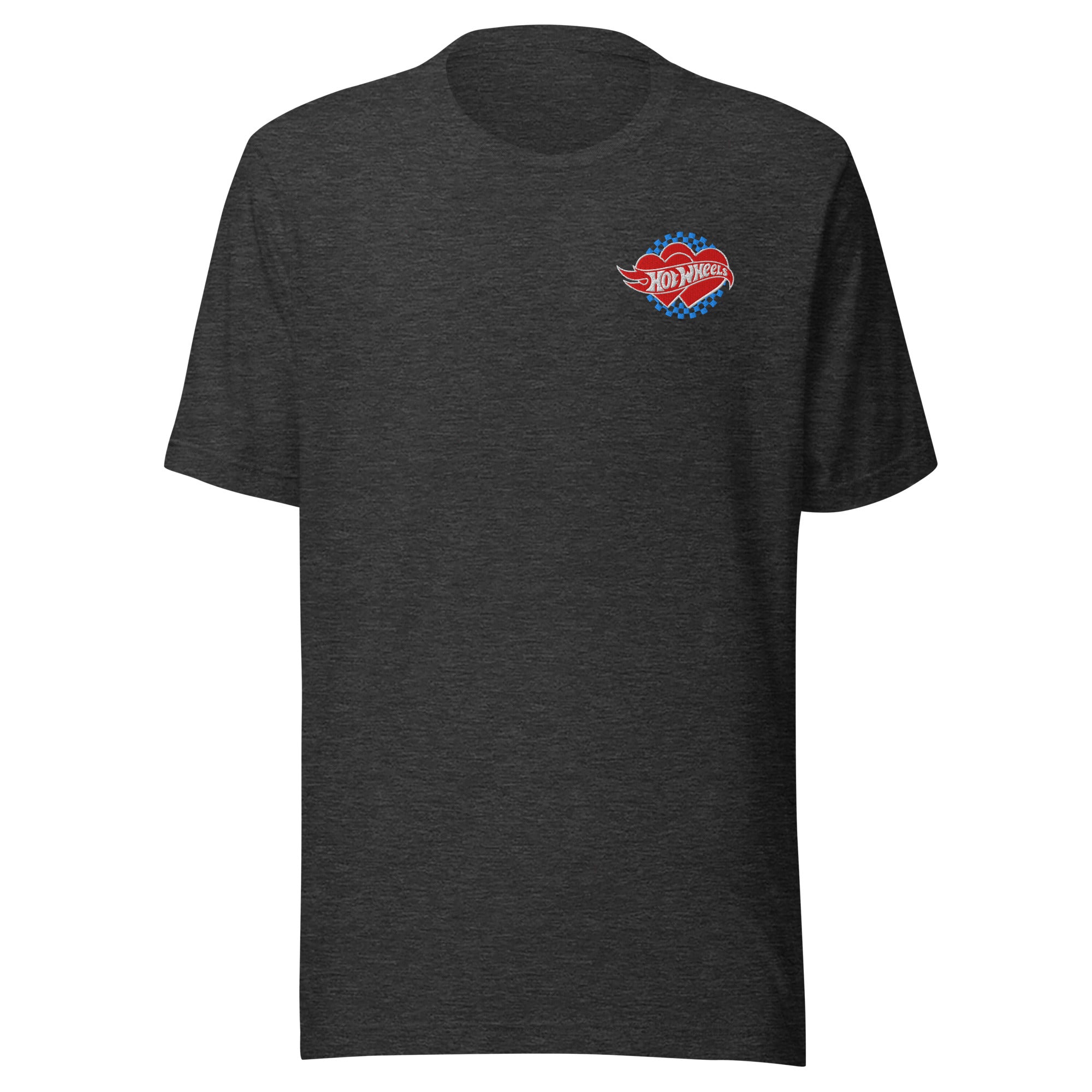 Hot Wheels Embroidered Checkered Hearts T-Shirt - Image 4