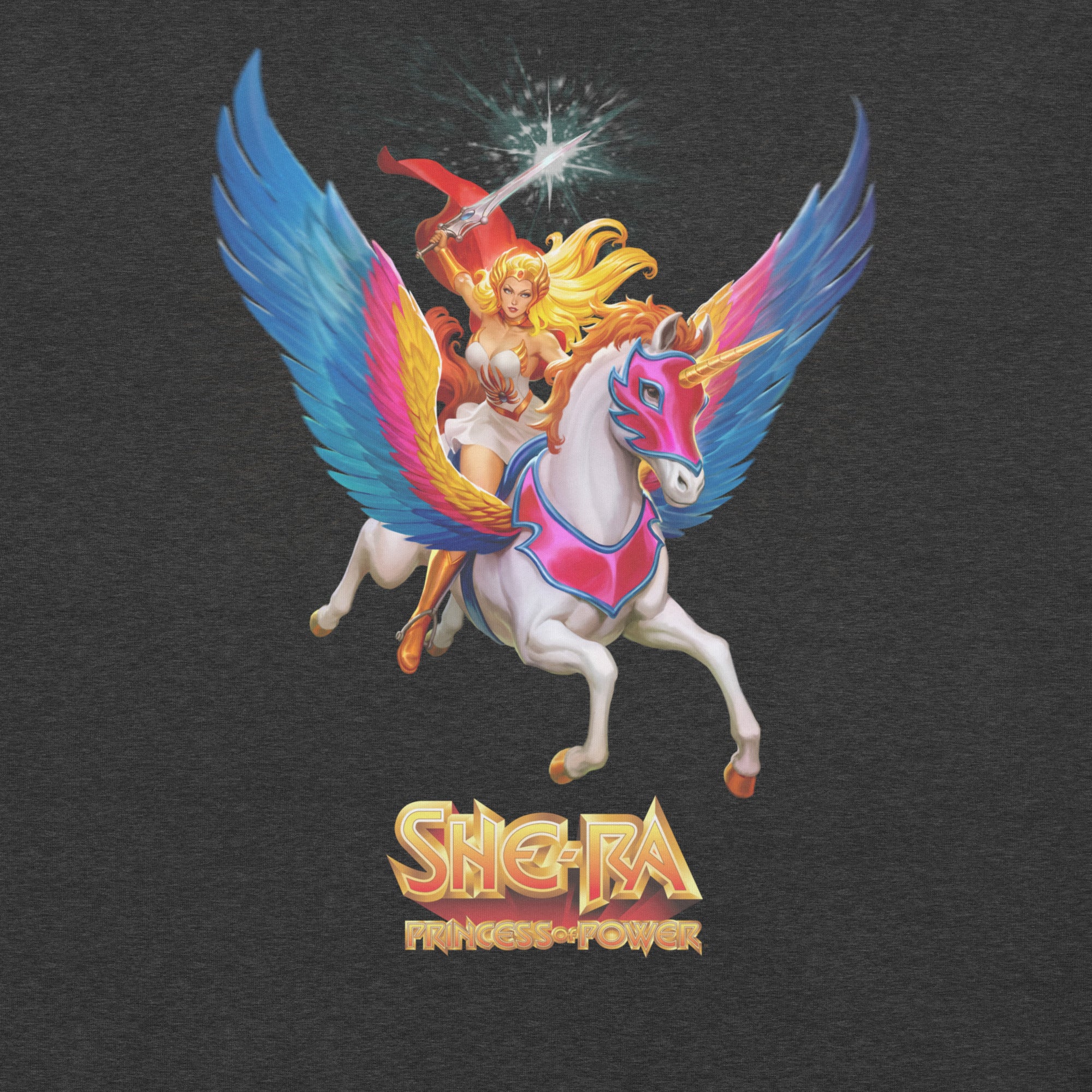 Masters of the Universe She-Ra Grey T-Shirt - Image 3