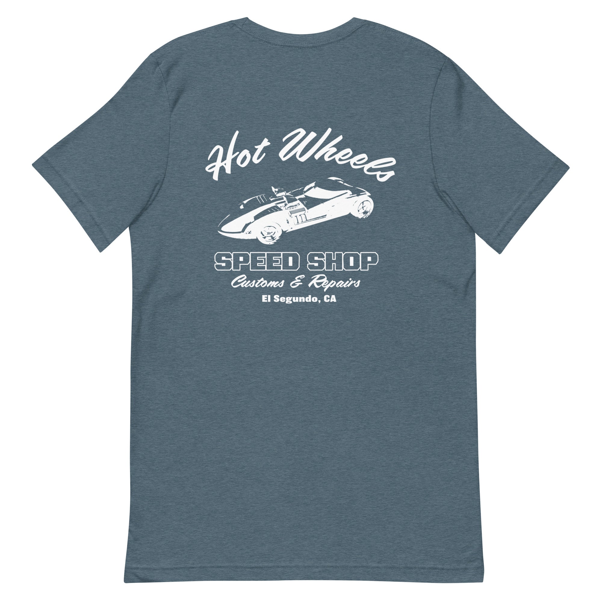 Hot Wheels Speed Shop Embroidered Blue T-Shirt - Image 16