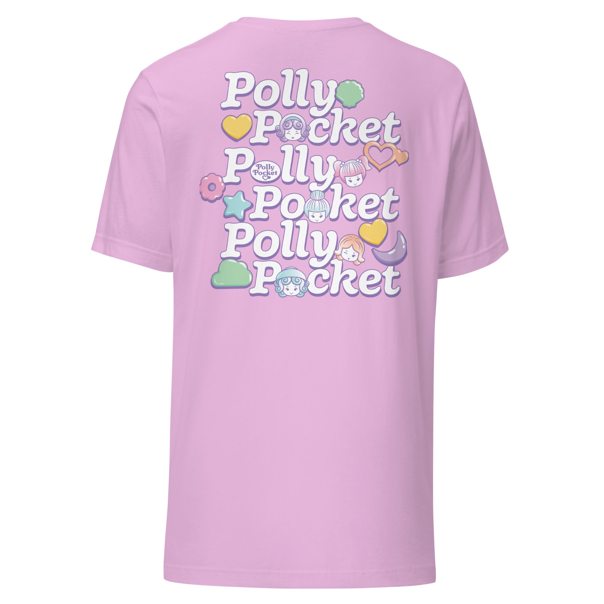 Polly Pocket Icons Embroidered Pink T-Shirt - Image 5