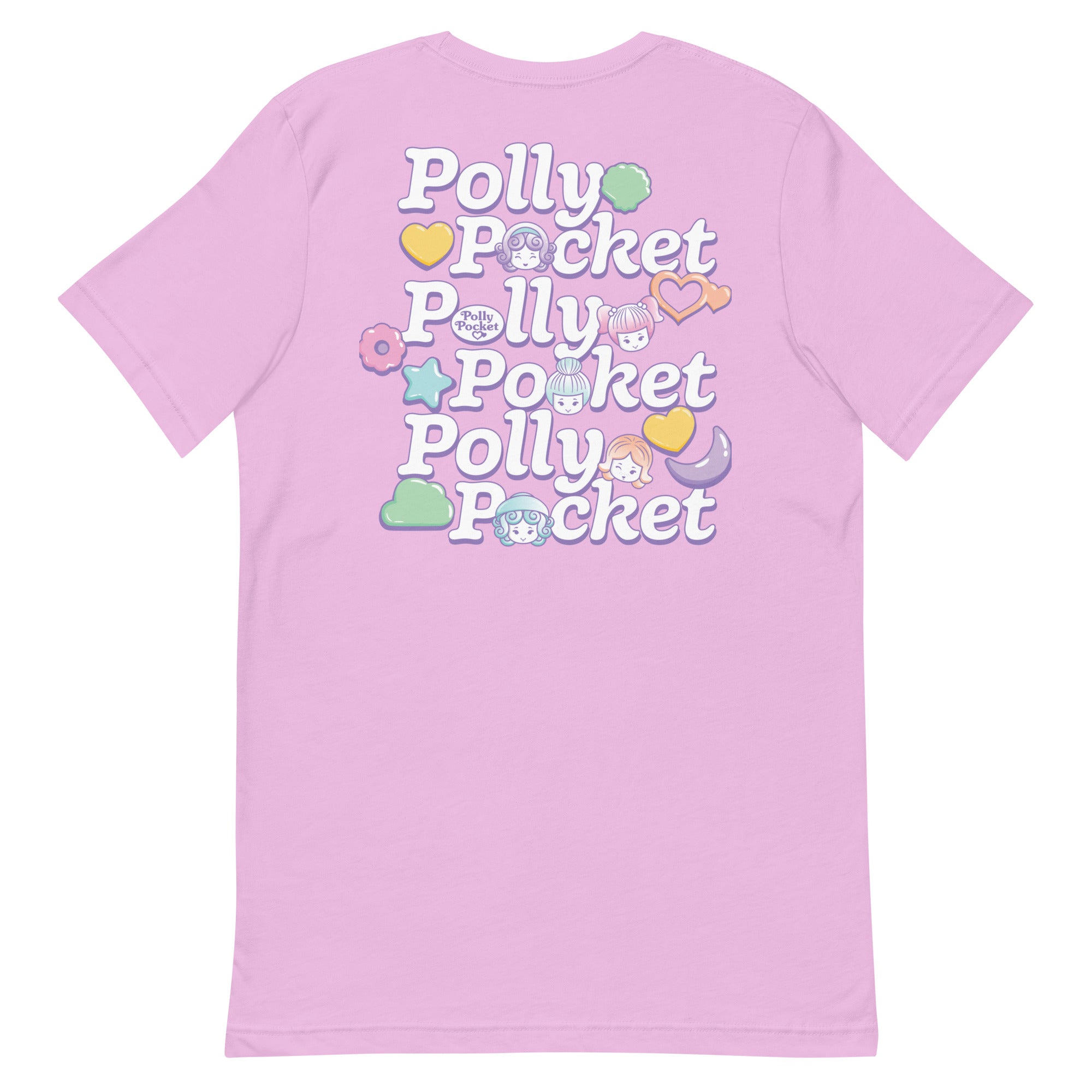 Polly Pocket Icons Embroidered Pink T-Shirt - Image 11