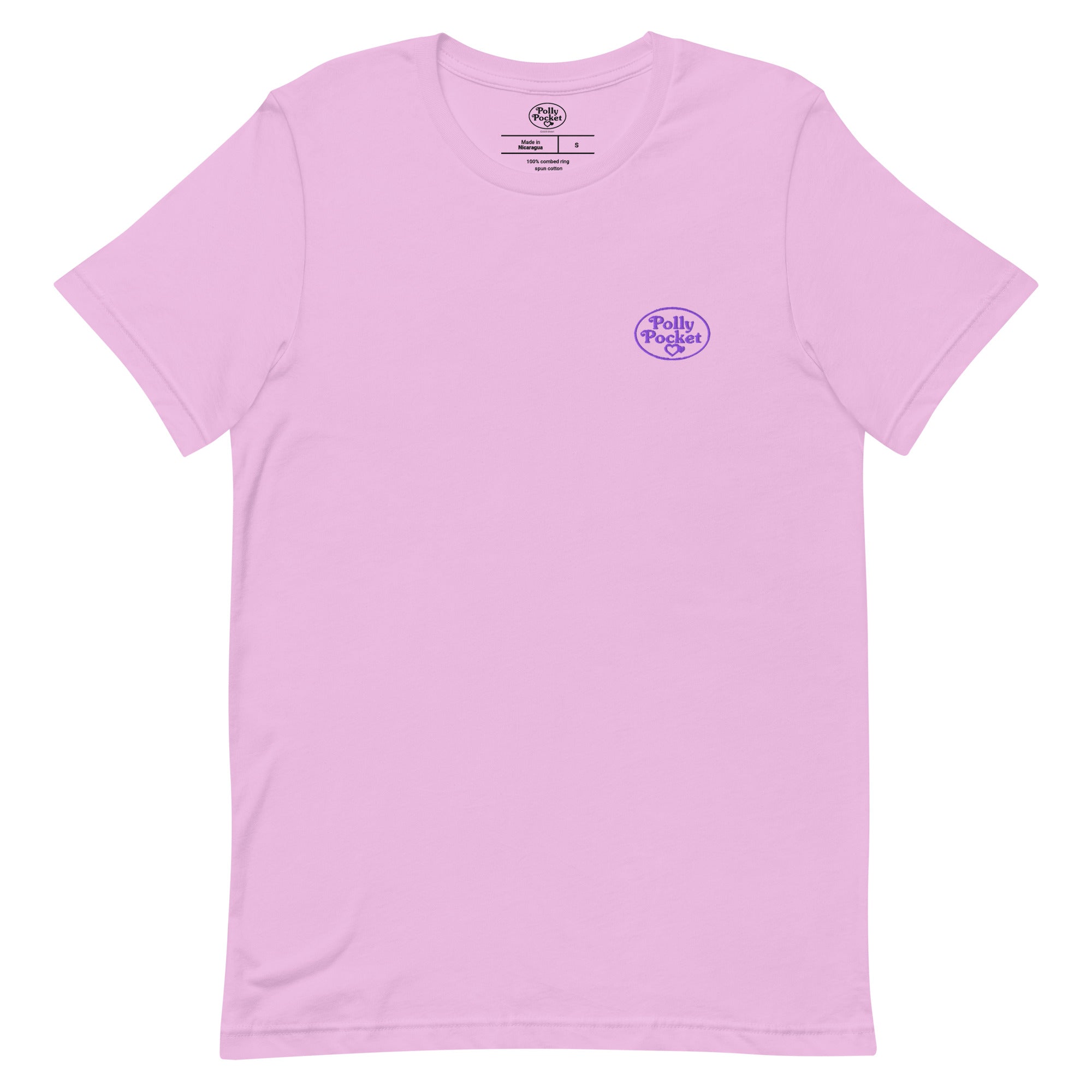 Polly Pocket Icons Embroidered Pink T-Shirt - Image 2