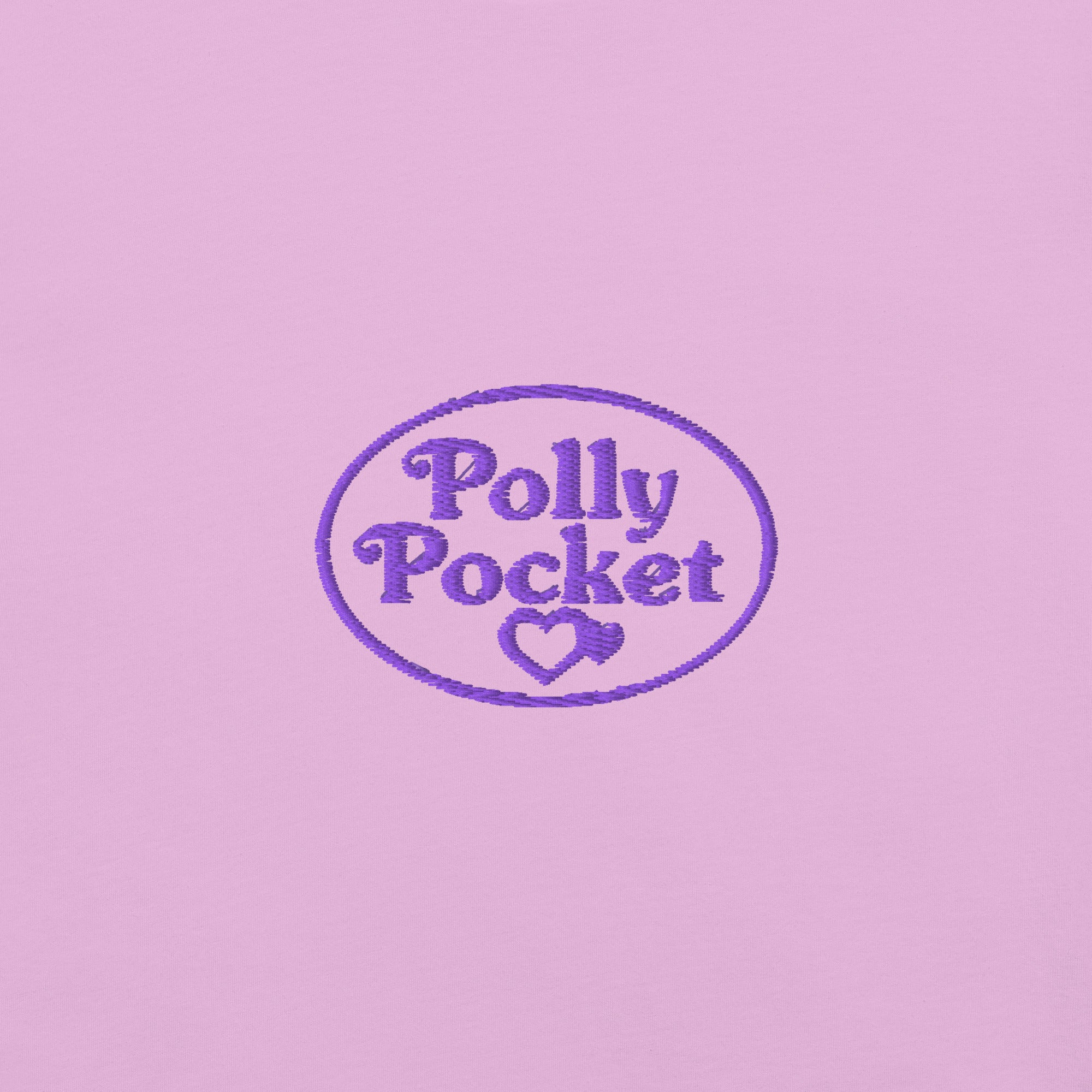 Polly Pocket Icons Embroidered Pink T-Shirt - Image 3