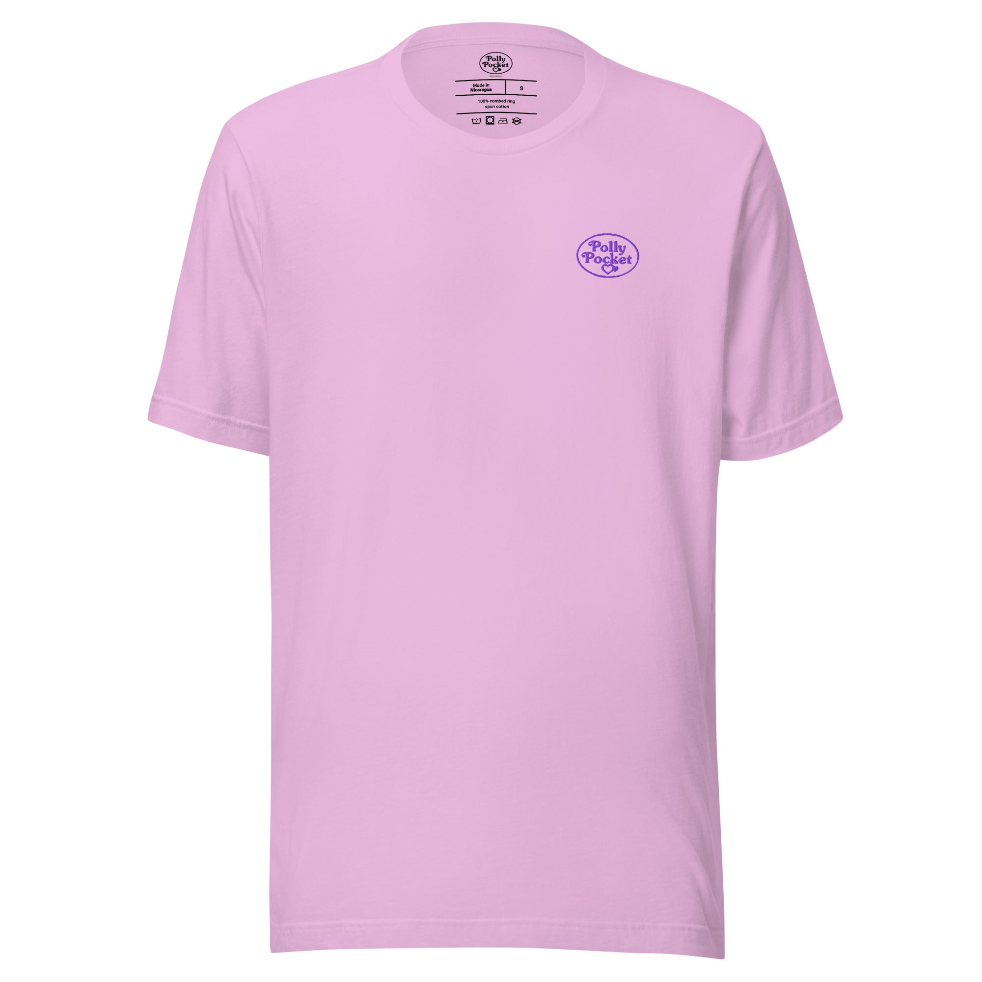 Polly Pocket Icons Embroidered Pink T-Shirt - Image 9