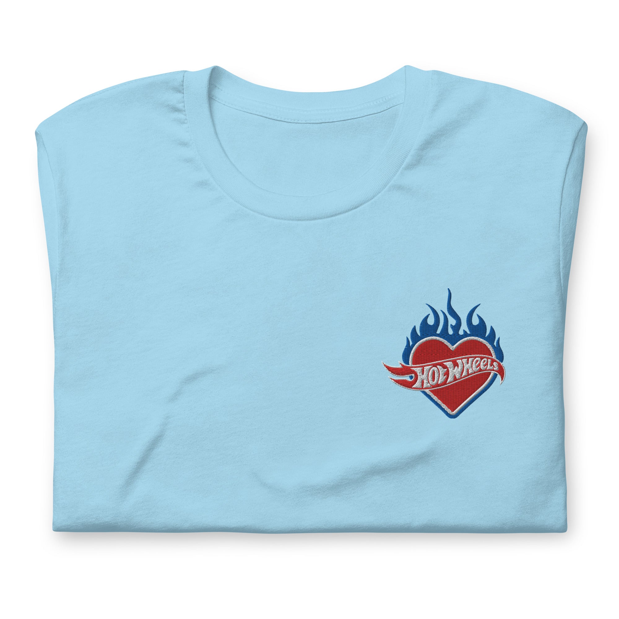 Hot Wheels Embroidered Heart T-Shirt - Image 5