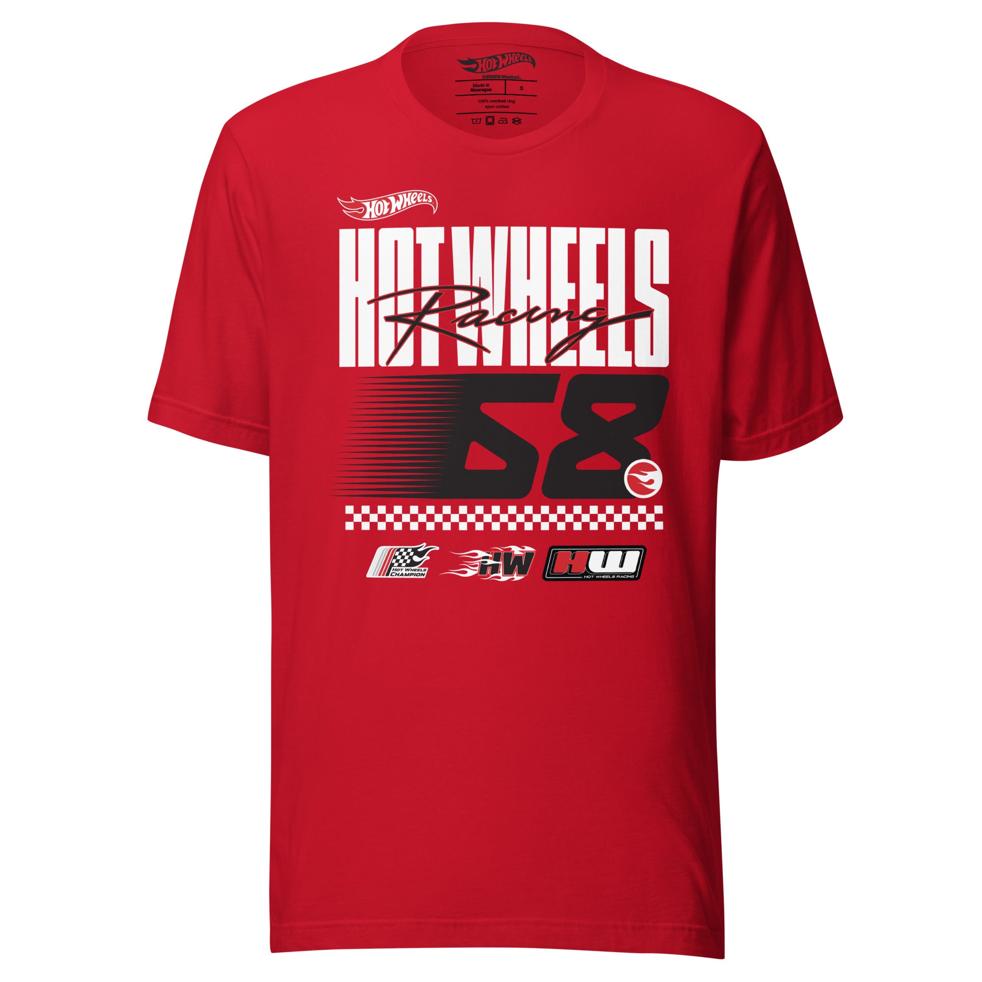 Hot Wheels Racing Red T-Shirt - Image 7