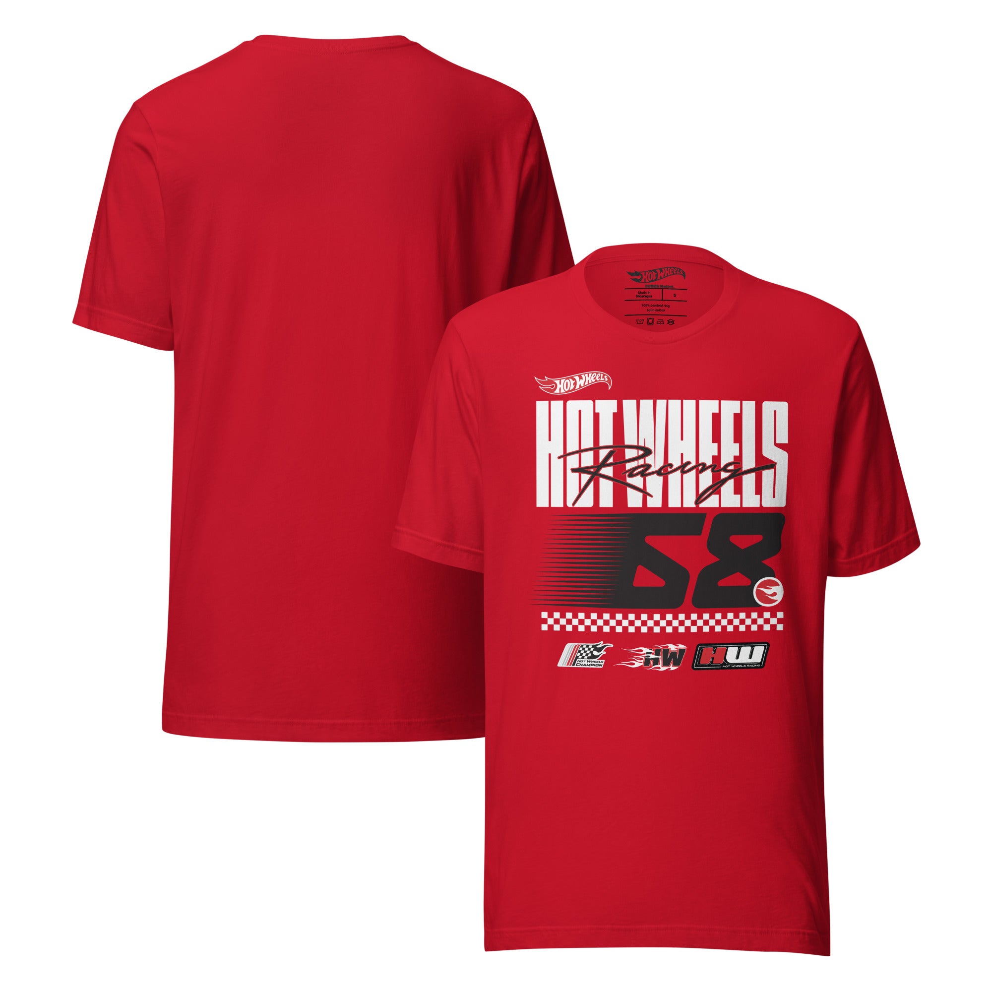 Hot Wheels Racing Red T-Shirt - Image 3