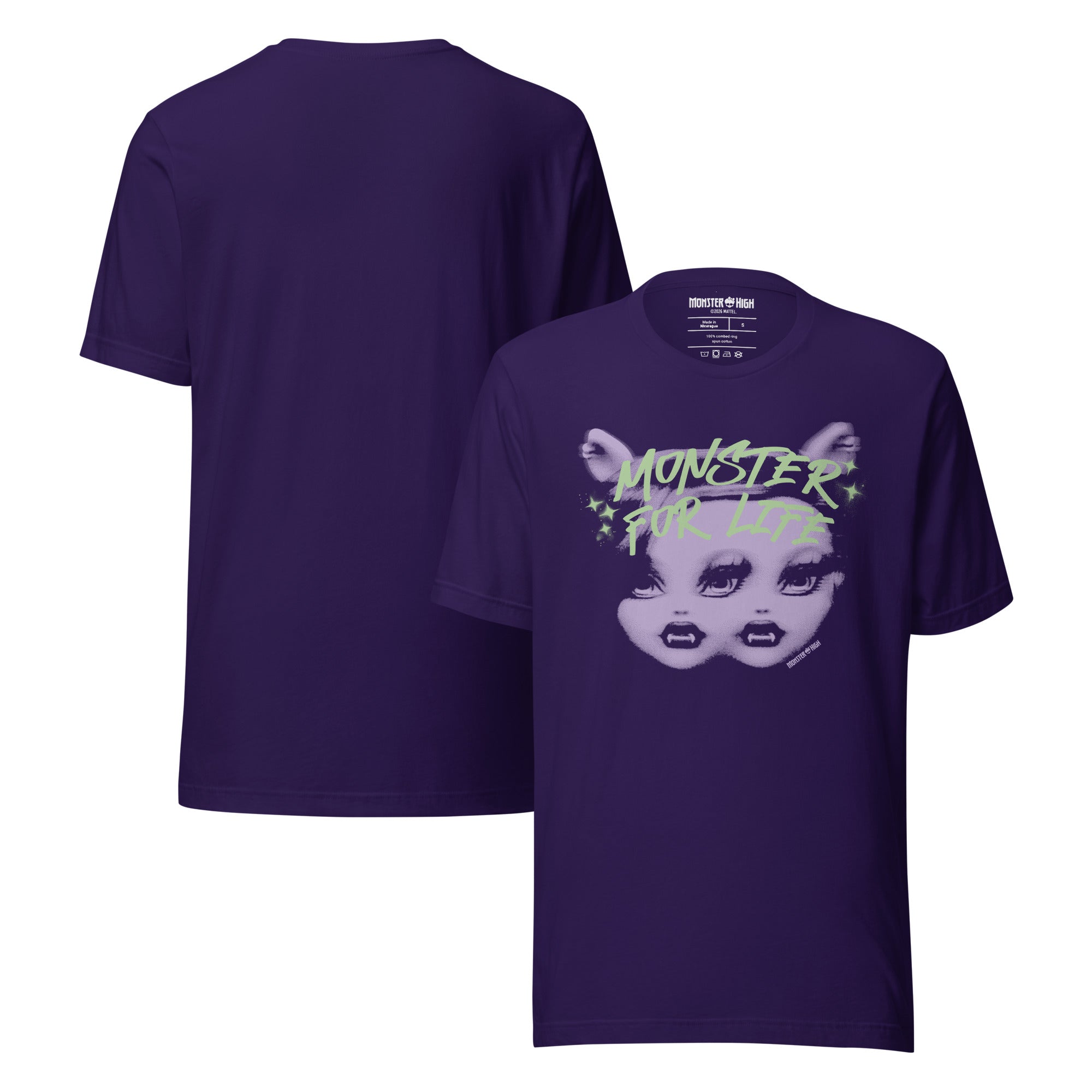 Monster High Monster for Life Purple T-shirt - Image 2