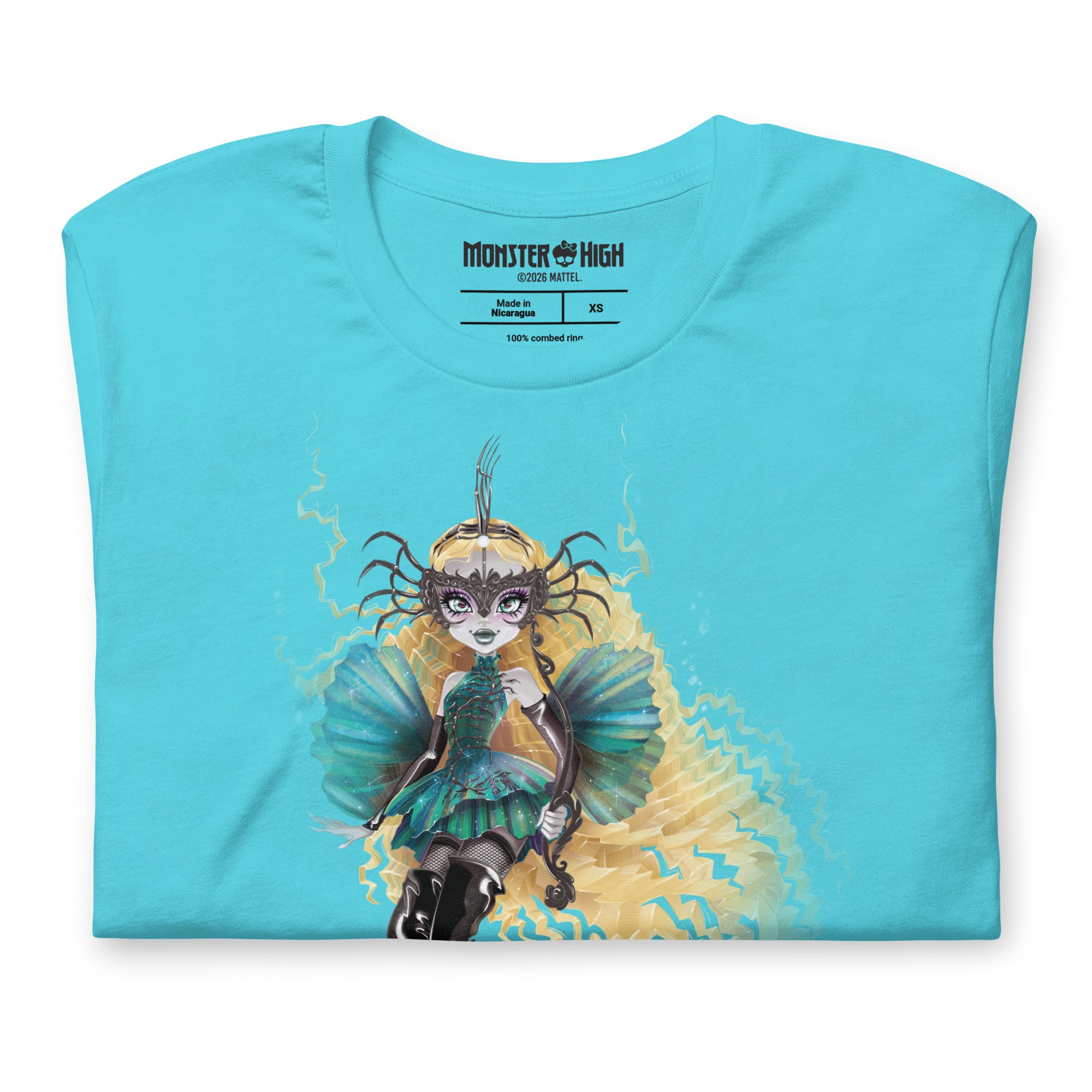 Monster High Lagoona Blue Turquoise T-shirt - Image 4