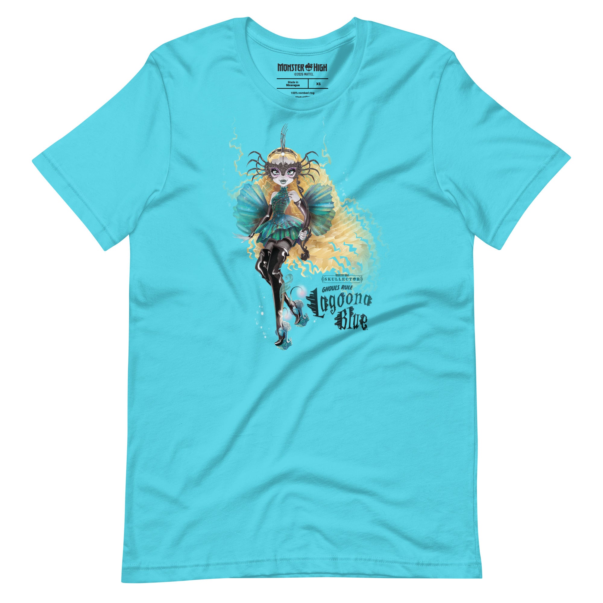 Monster High Lagoona Blue Turquoise T-shirt - Image 5