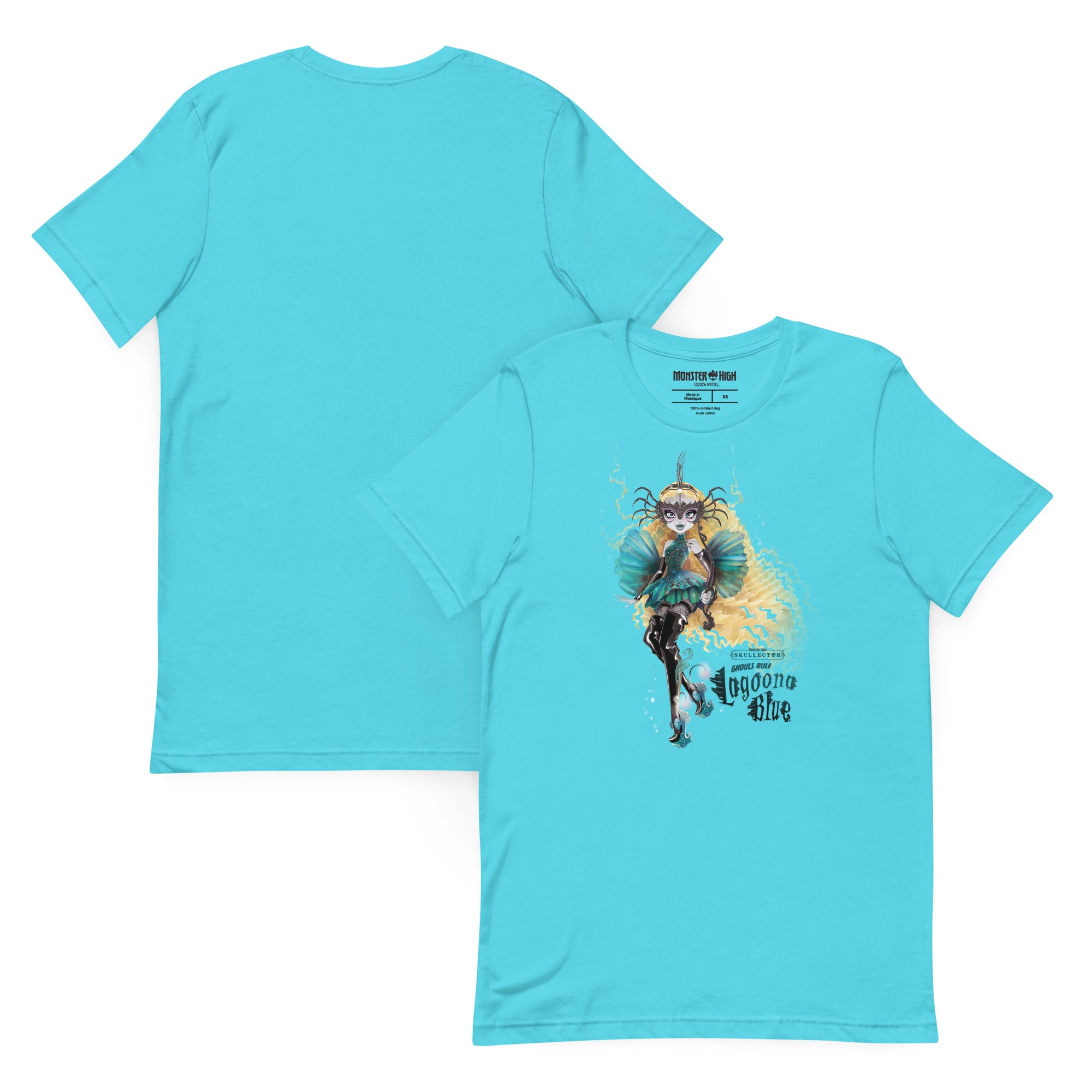 Monster High Lagoona Blue Turquoise T-shirt - Image 2