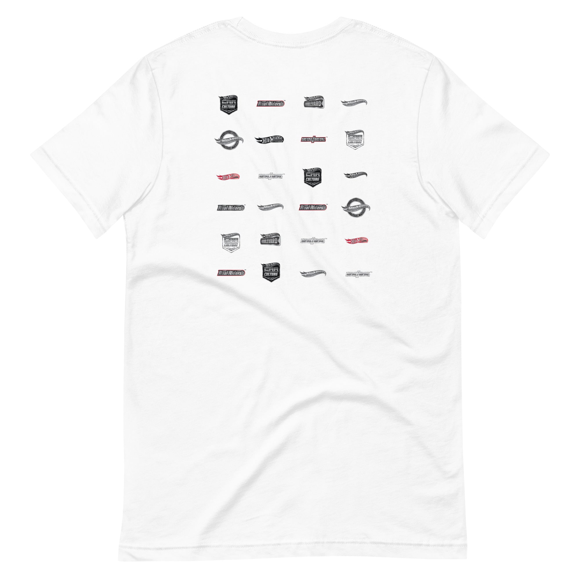 Hot Wheels Logos White T-Shirt - Image 9