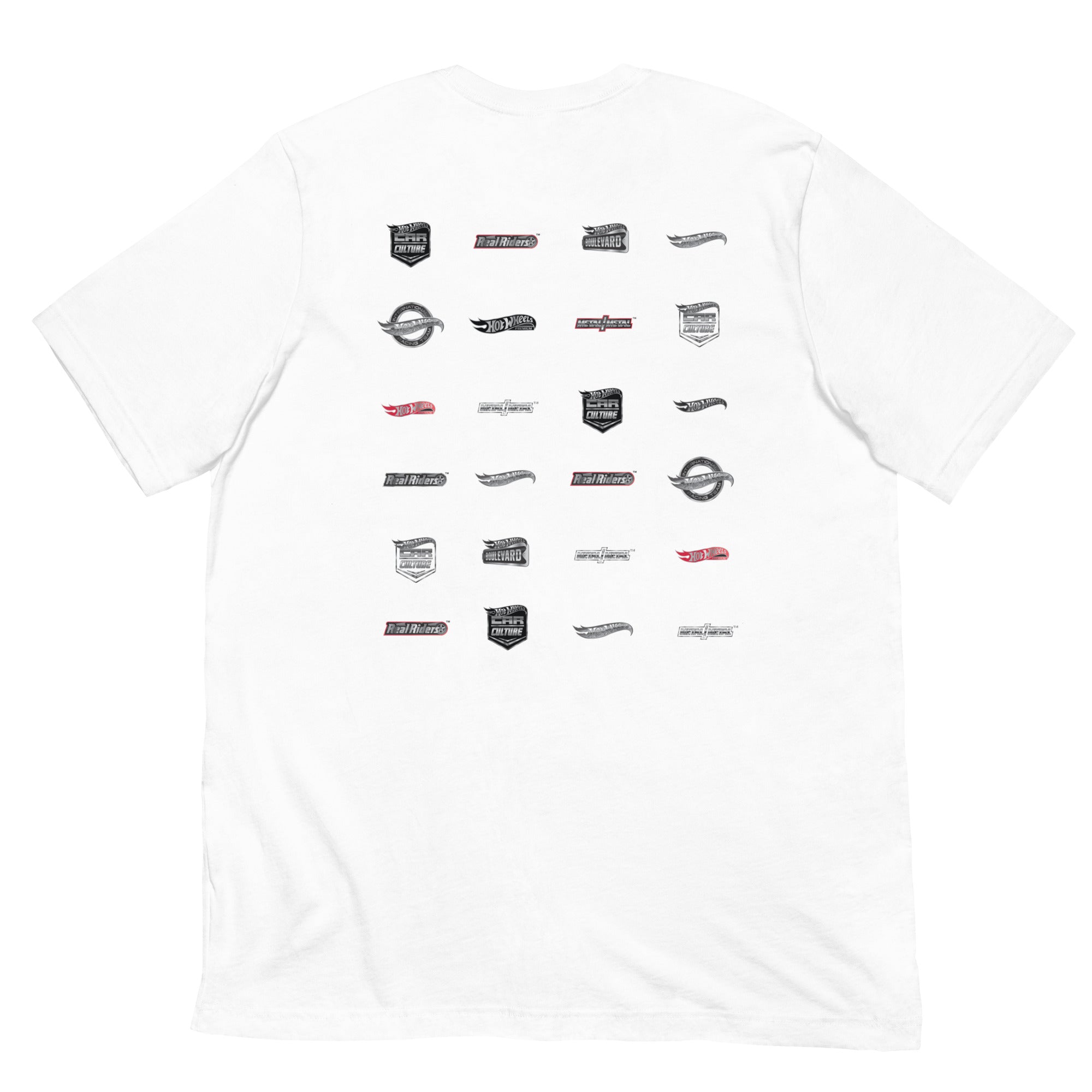 Hot Wheels Logos White T-Shirt - Image 2