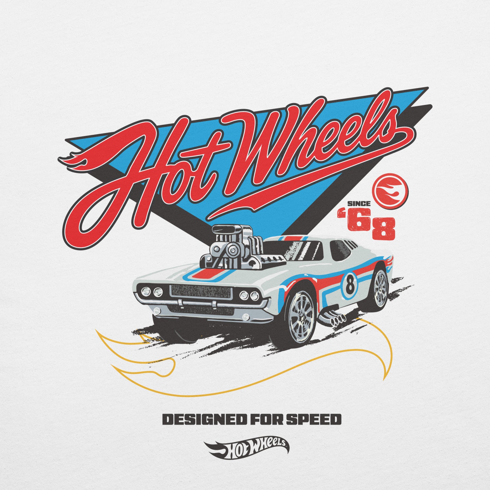 Hot Wheels Designed for Speed White T-shirt - Image 6