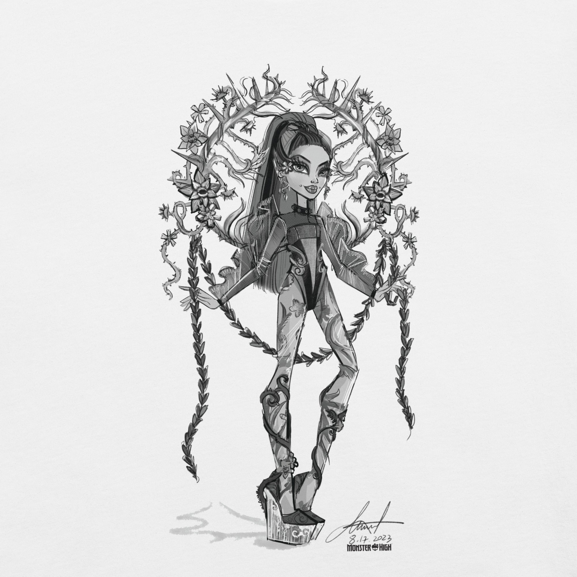 Monster High Venus McFlytrap White T-Shirt - Image 3