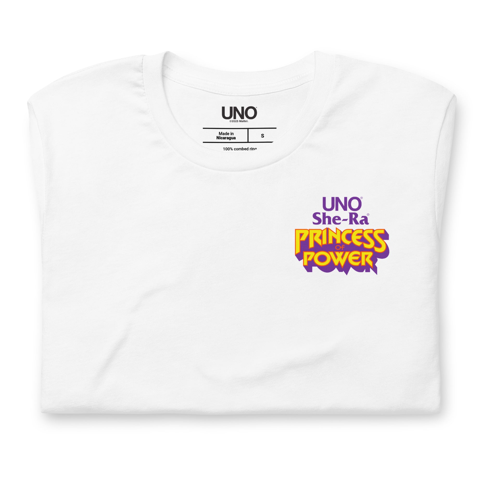 UNO Masters of the Universe She-Ra Princess Power White T-Shirt - Image 3