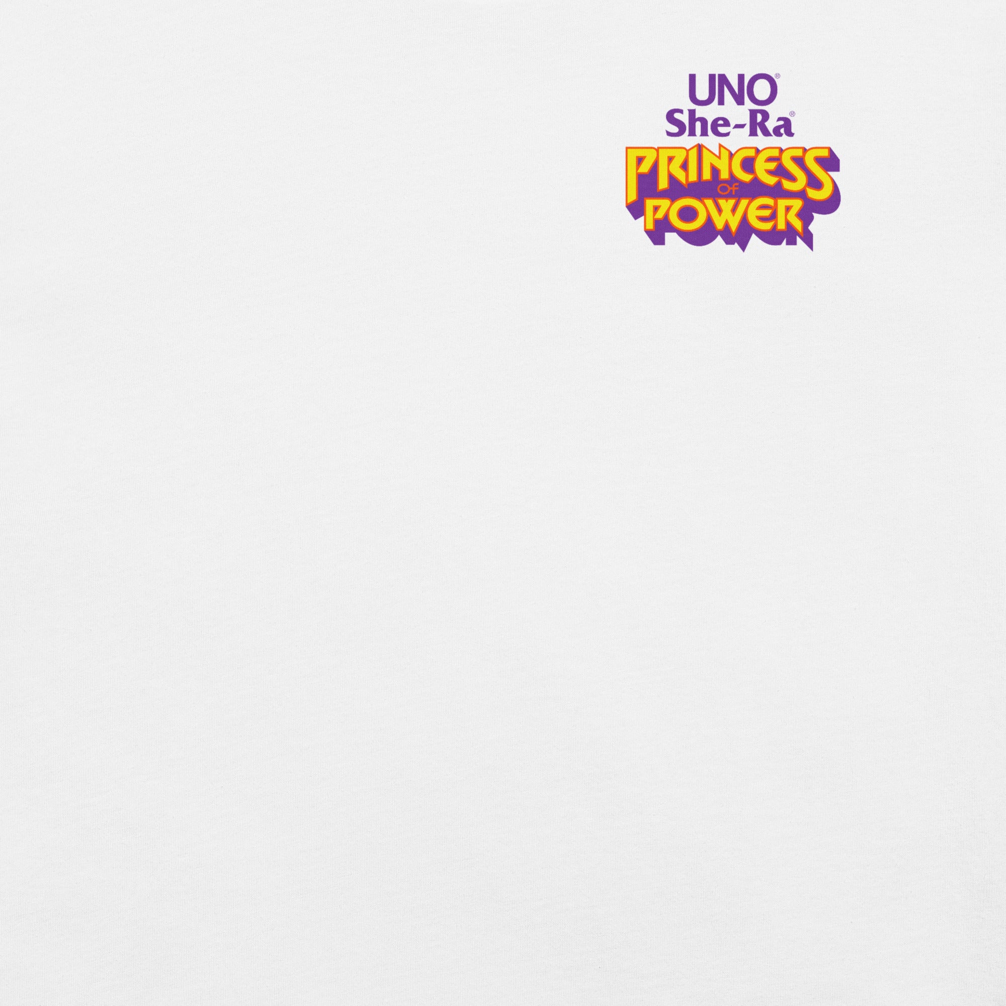 UNO Masters of the Universe She-Ra Princess Power White T-Shirt - Image 5
