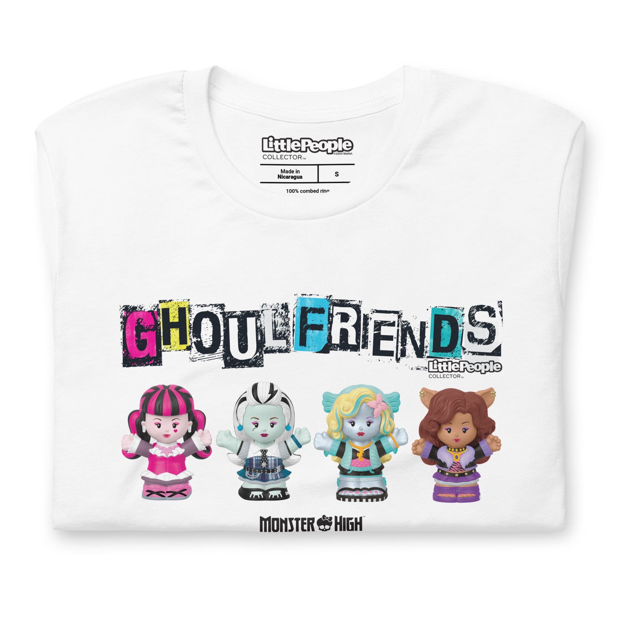 Little People Collector Monster High White T-Shirt - Image 5