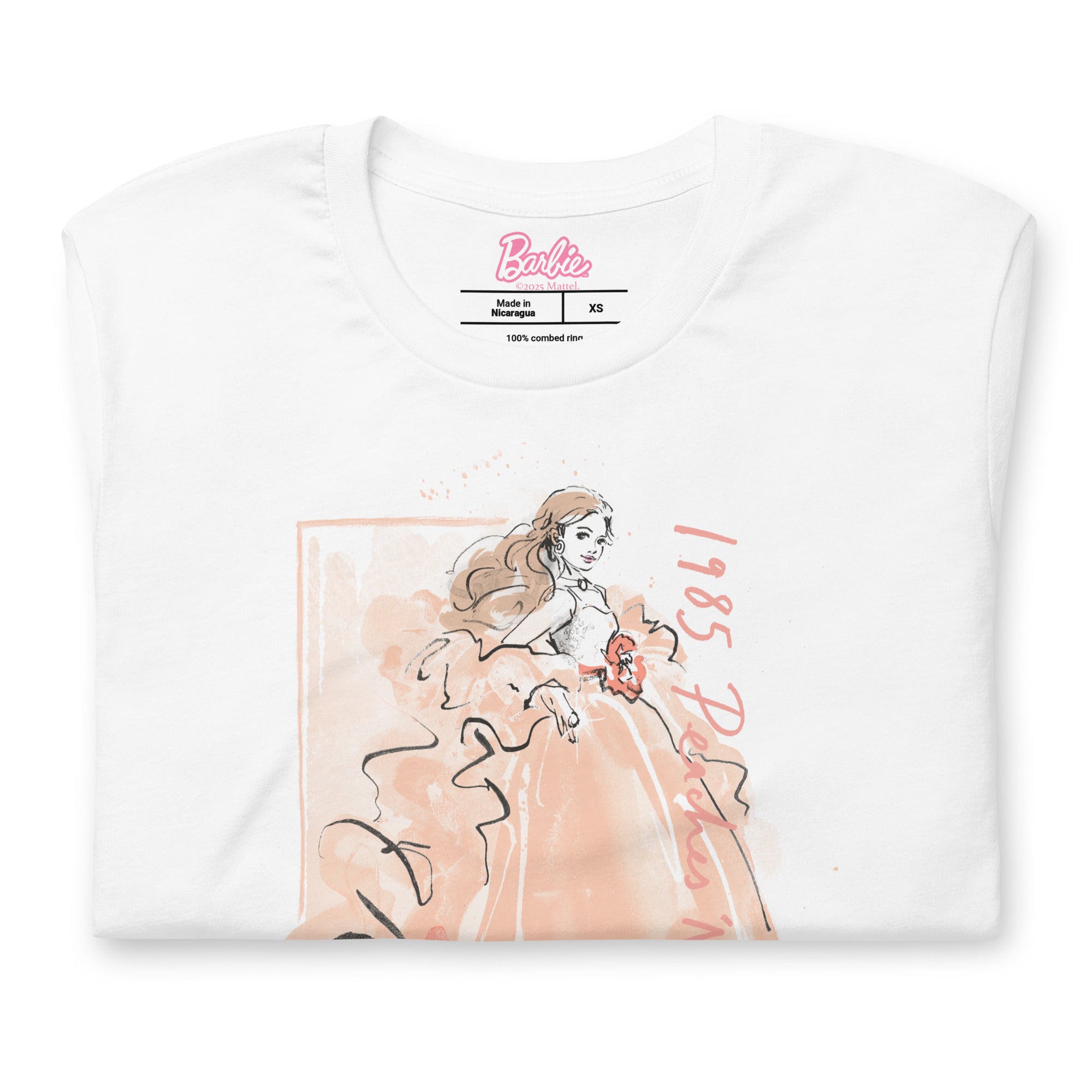 Barbie Peaches 'n Cream White T-Shirt - Image 6