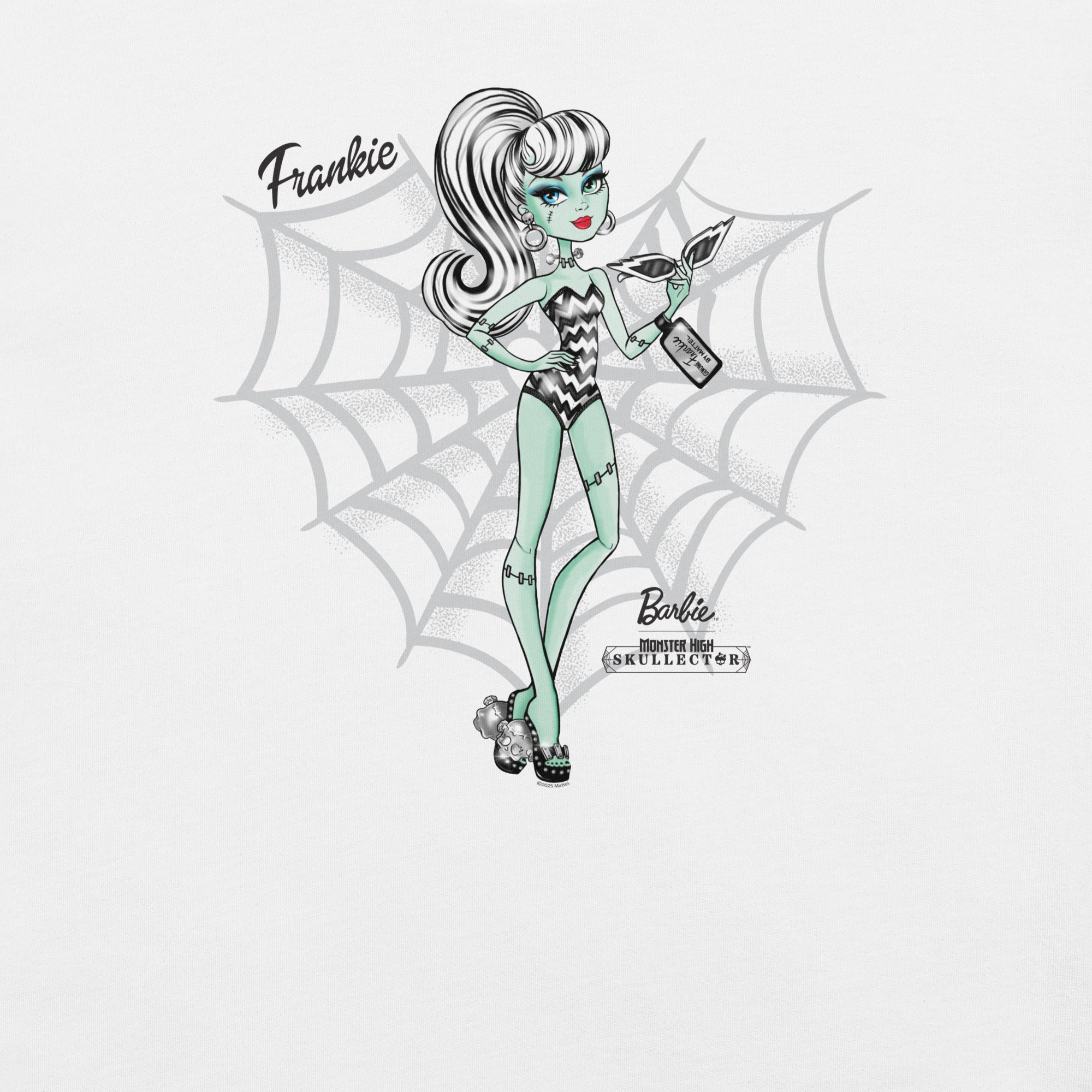 Monster High Barbie Frankie Barbie White T-shirt - Image 3